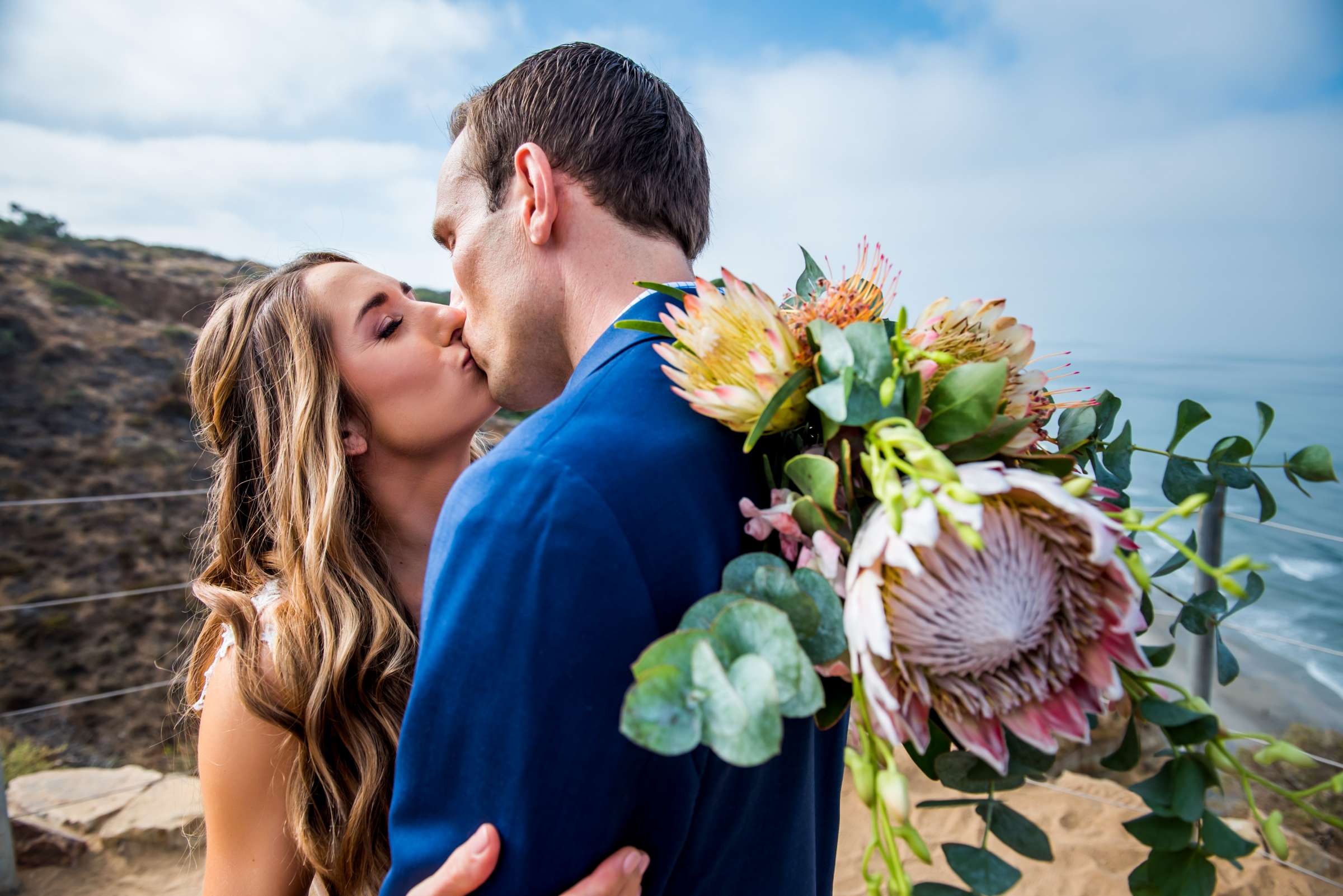 Torrey Pines State Natural Reserve Wedding, Lizzy and Justin Wedding Photo #24 by True Photography