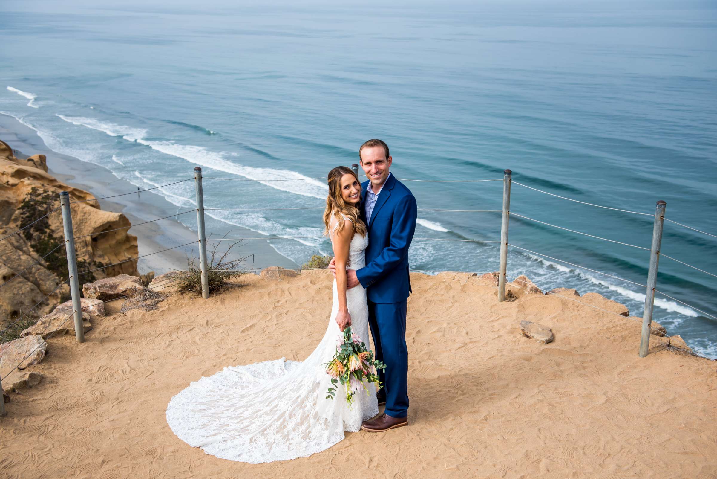 Torrey Pines State Natural Reserve Wedding, Lizzy and Justin Wedding Photo #64 by True Photography