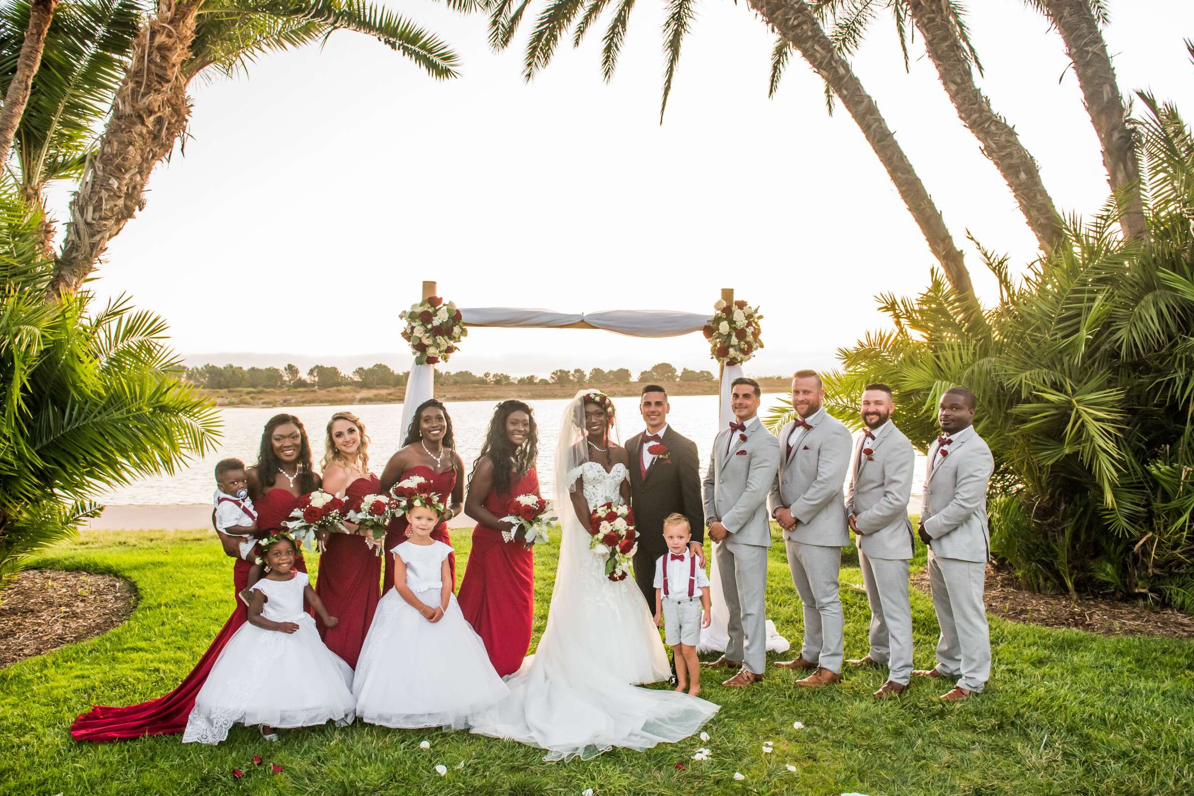 San Diego Mission Bay Resort Wedding coordinated by Elements of Style, Tete and Claudio Wedding Photo #9 by True Photography
