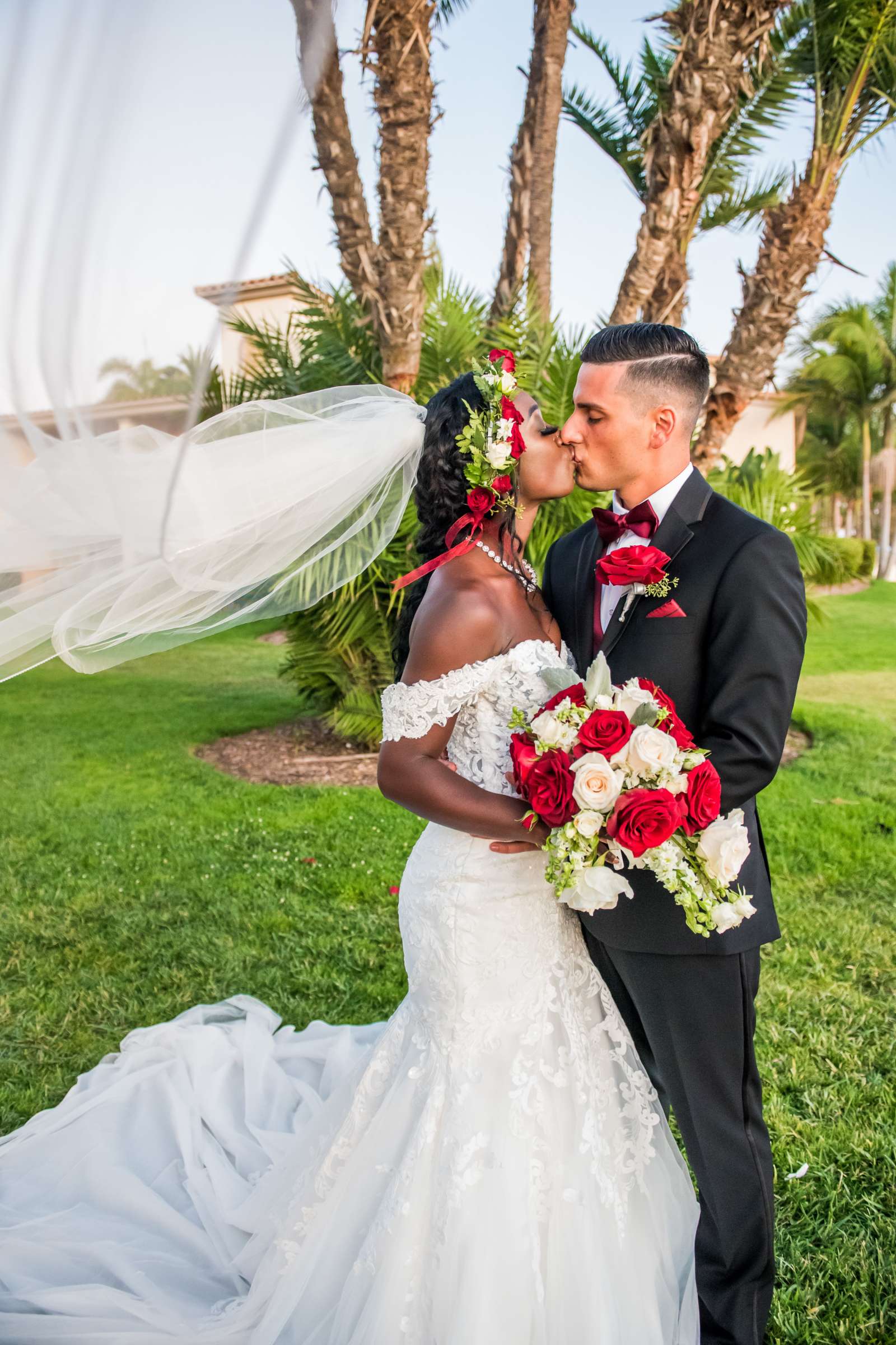 San Diego Mission Bay Resort Wedding coordinated by Elements of Style, Tete and Claudio Wedding Photo #3 by True Photography