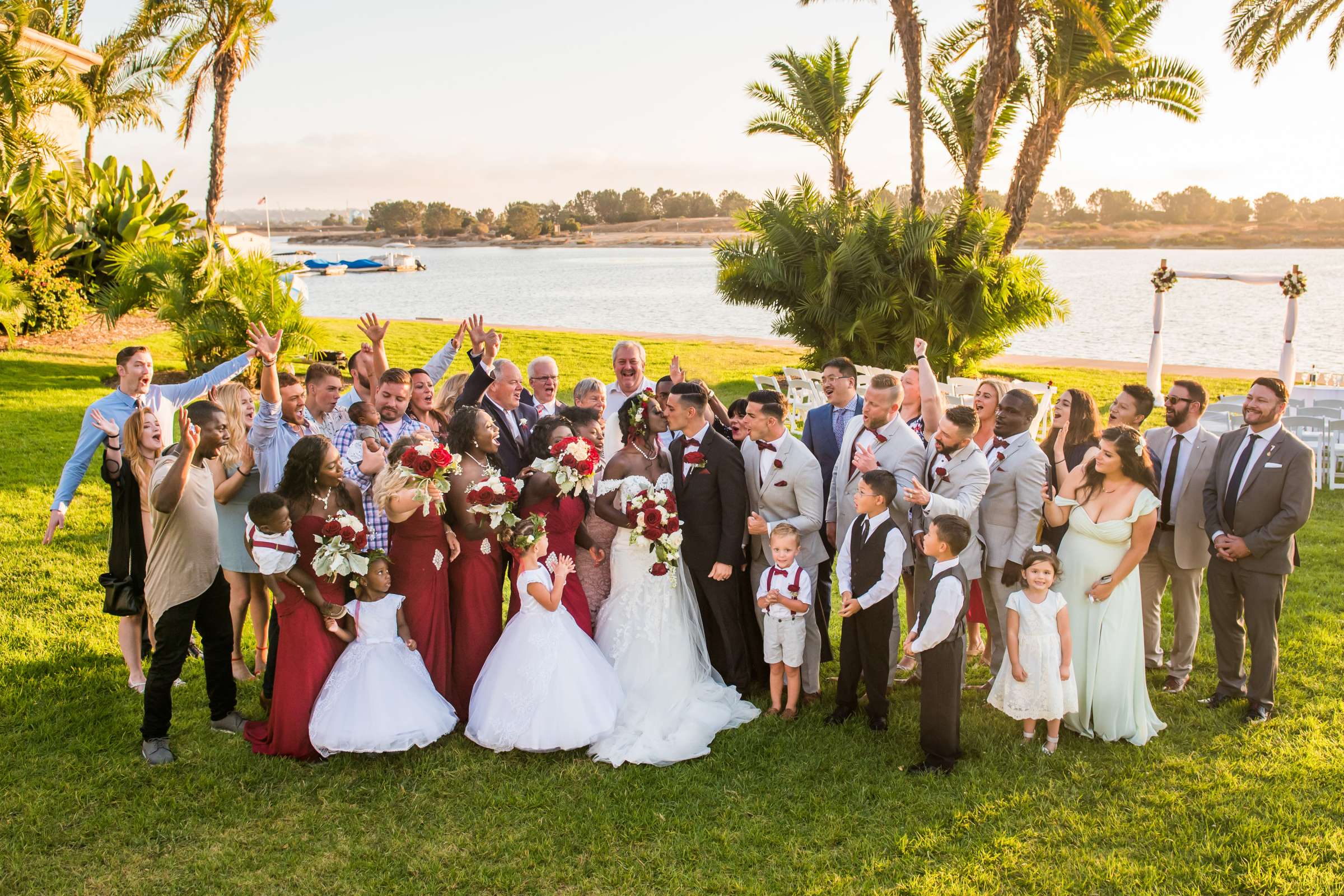 San Diego Mission Bay Resort Wedding coordinated by Elements of Style, Tete and Claudio Wedding Photo #21 by True Photography