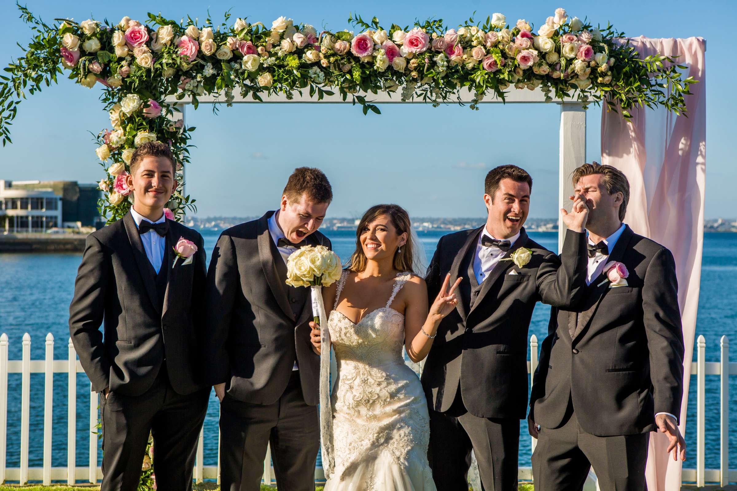 Coronado Cays Yacht Club Wedding coordinated by Two Sorella Events, Nilay and Cory Wedding Photo #15 by True Photography