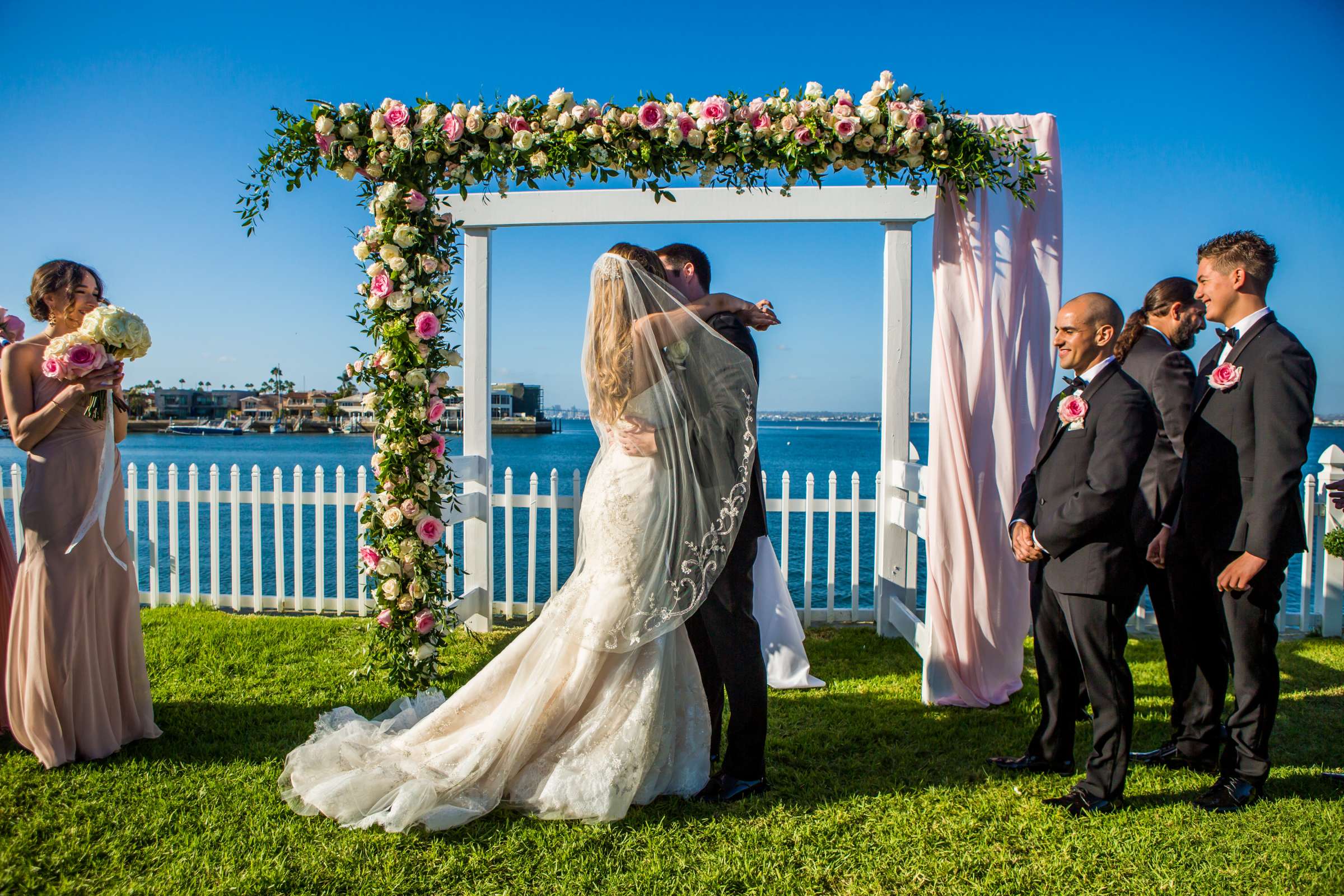 Coronado Cays Yacht Club Wedding coordinated by Two Sorella Events, Nilay and Cory Wedding Photo #60 by True Photography