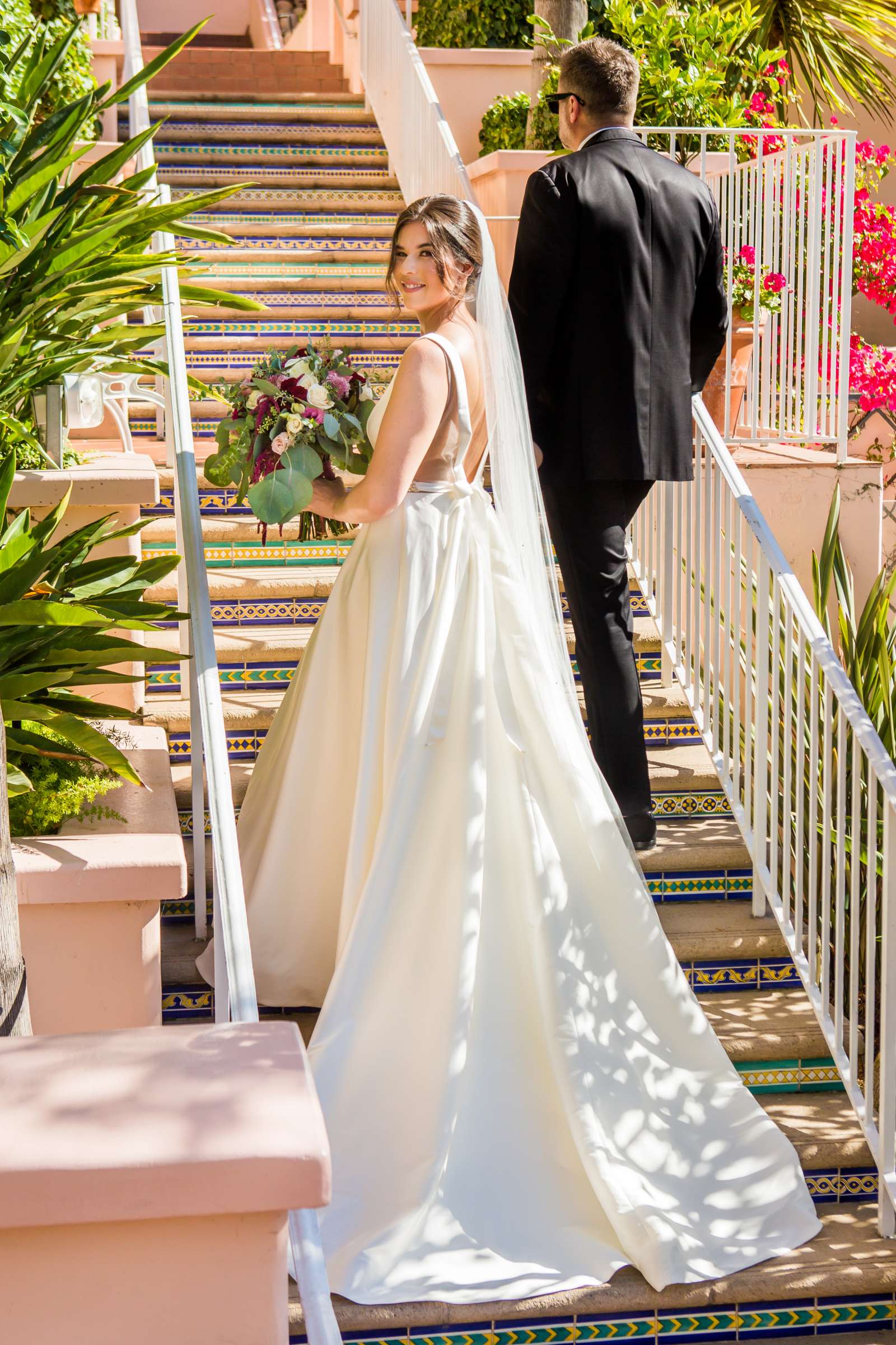 La Valencia Wedding coordinated by Creative Affairs Inc, Dani and Clint Wedding Photo #29 by True Photography