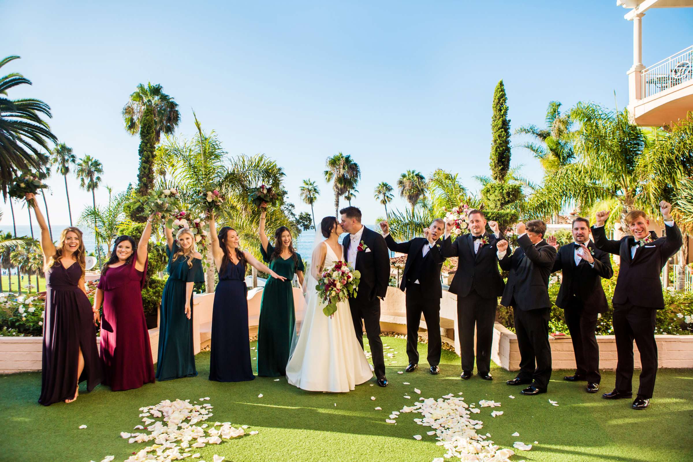 La Valencia Wedding coordinated by Creative Affairs Inc, Dani and Clint Wedding Photo #92 by True Photography