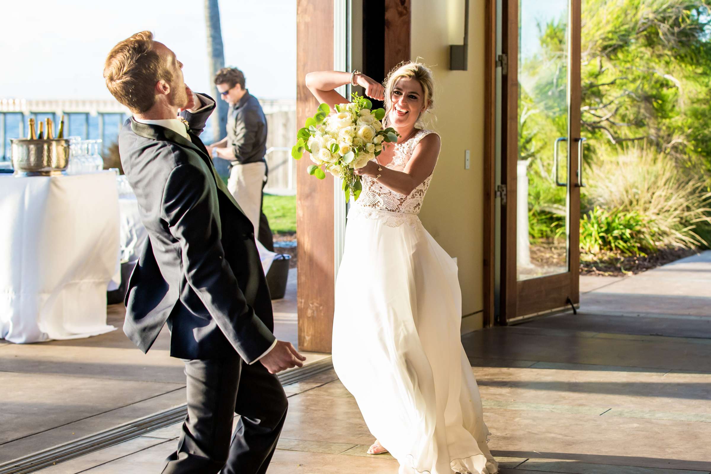 Scripps Seaside Forum Wedding coordinated by First Comes Love Weddings & Events, Kiley and Robert Wedding Photo #580376 by True Photography