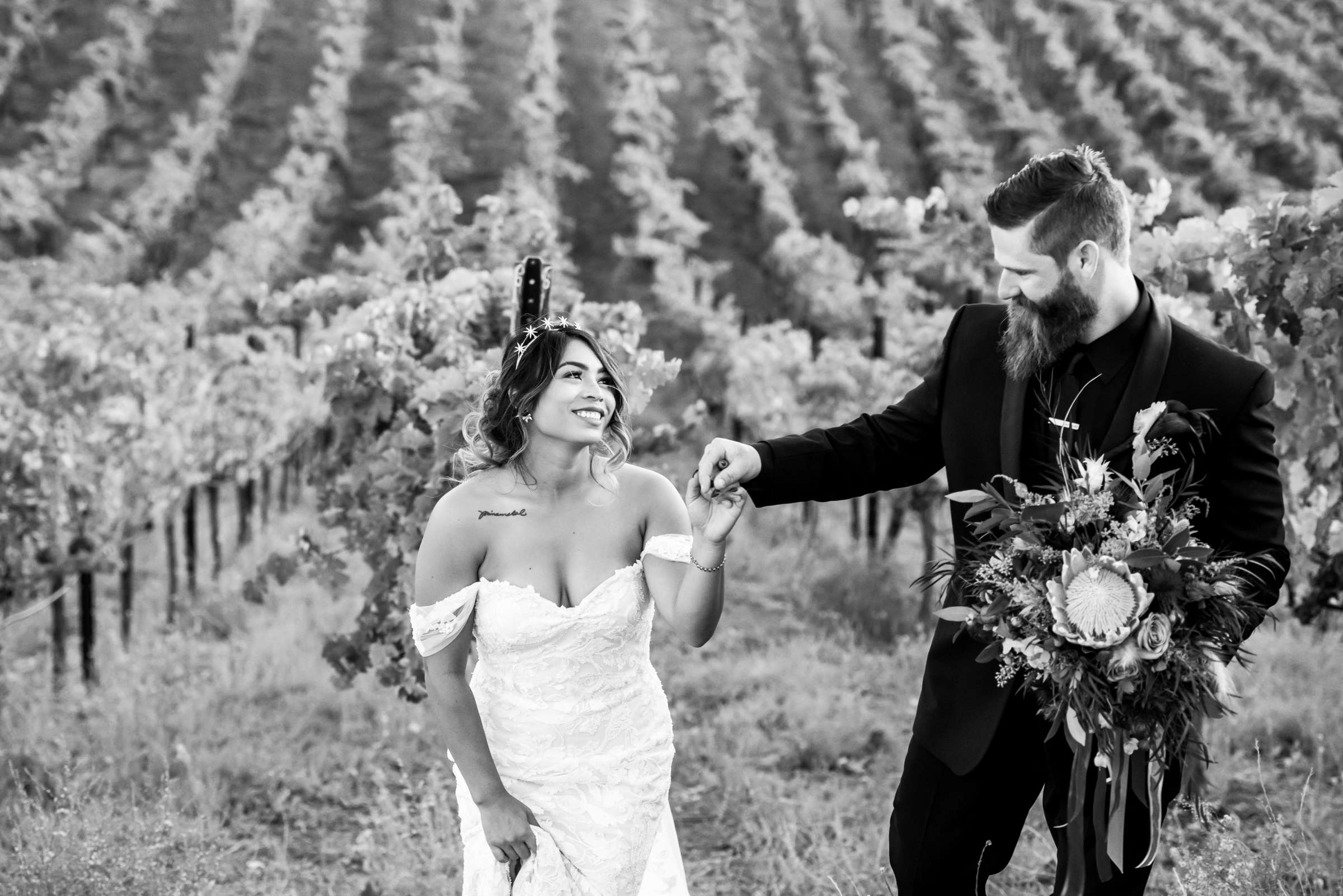 Callaway Vineyards & Winery Wedding, Kari and Andrew Wedding Photo #10 by True Photography