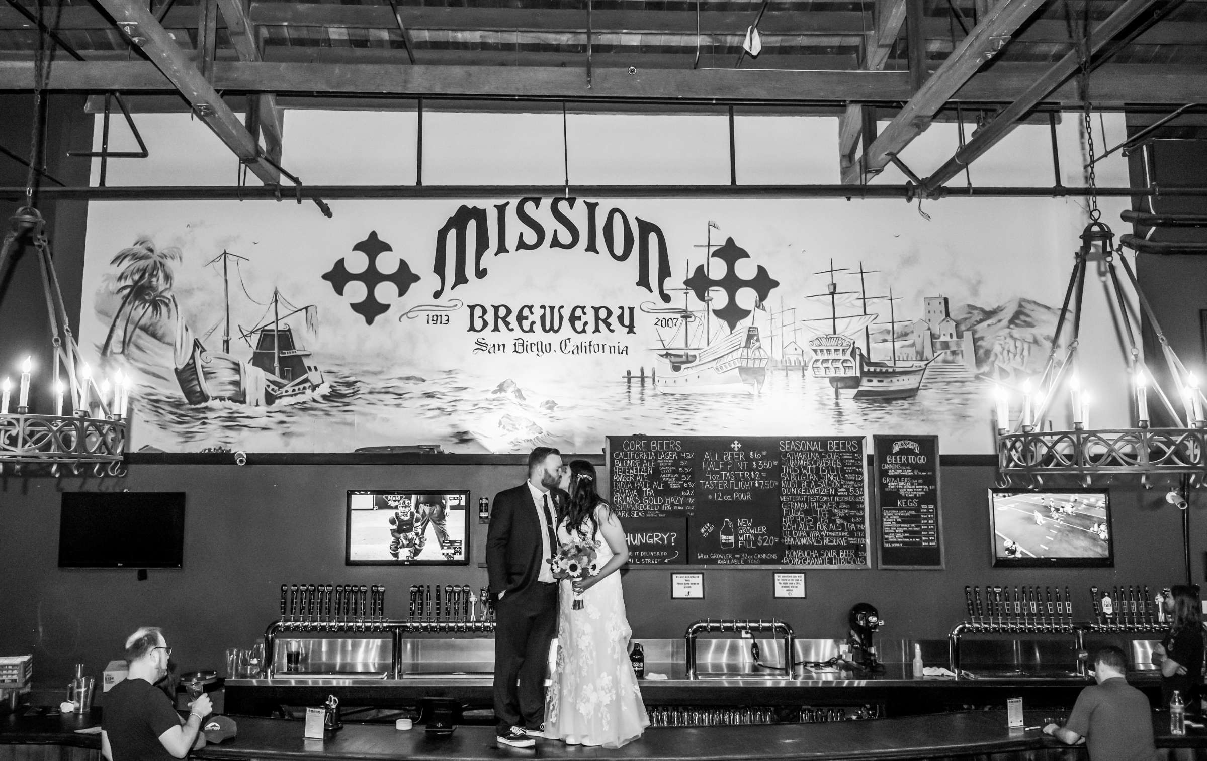 Mission Brewery Wedding, Erica and Matthew Wedding Photo #20 by True Photography