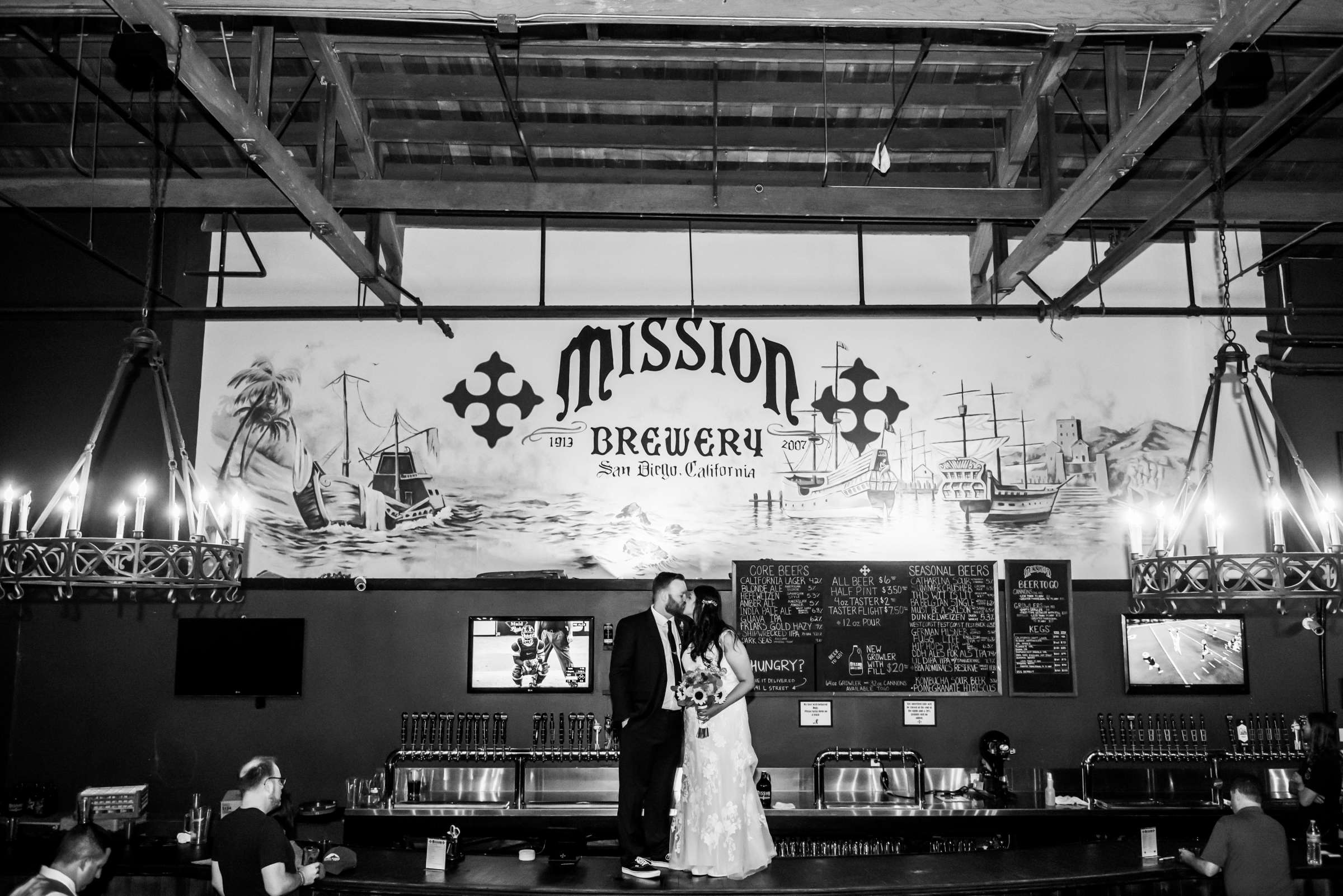 Mission Brewery Wedding, Erica and Matthew Wedding Photo #74 by True Photography