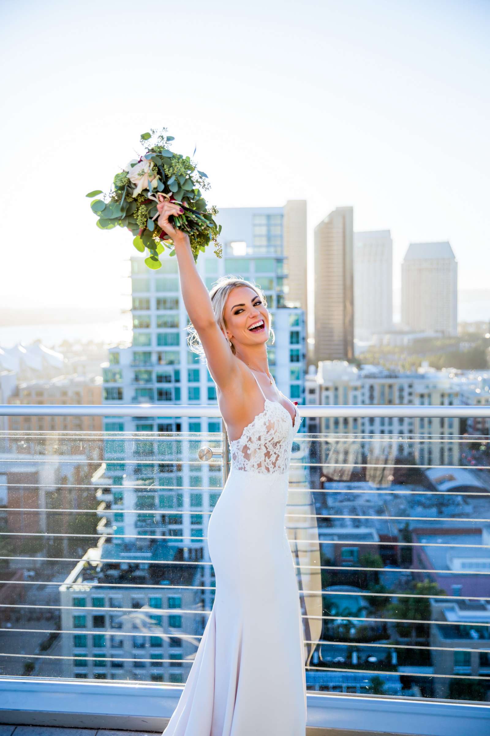 Bride at The Ultimate Skybox Wedding, Heather and Drew Wedding Photo #14 by True Photography