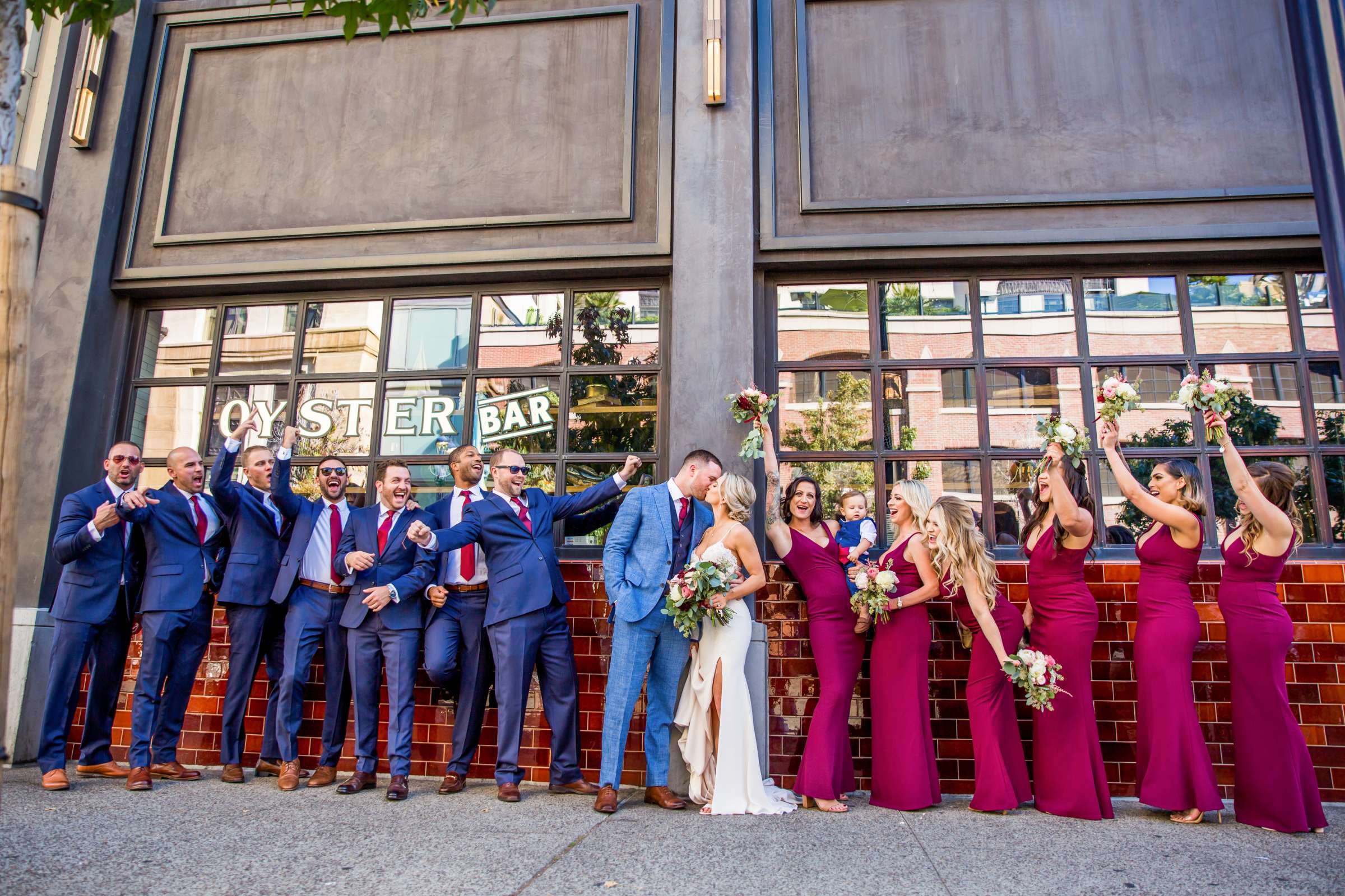 Bridal Party at The Ultimate Skybox Wedding, Heather and Drew Wedding Photo #24 by True Photography