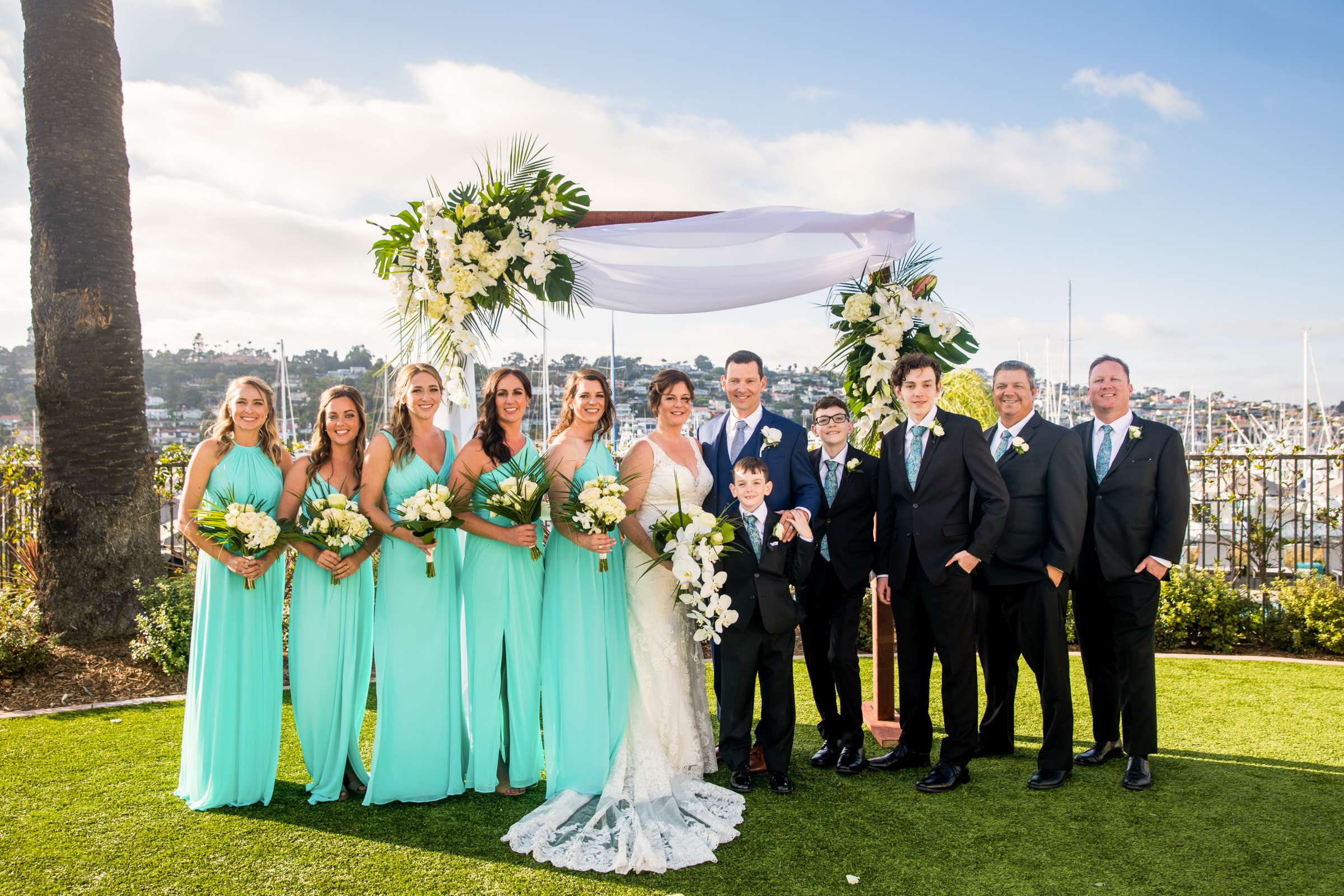 Kona Kai Resort Wedding coordinated by Events Inspired SD, Christine and Kai Wedding Photo #104 by True Photography