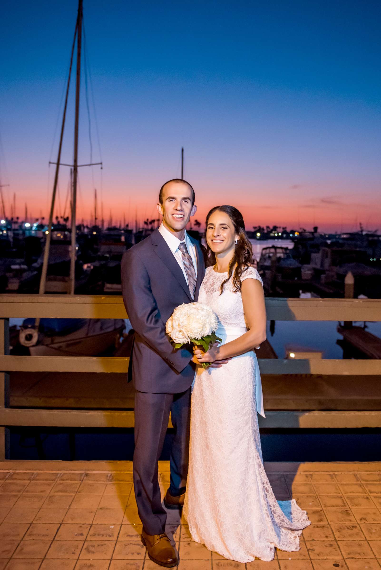 Marina Village Conference Center Wedding coordinated by Sloane Sisters Event Co., Miriam and Jesse Wedding Photo #11 by True Photography