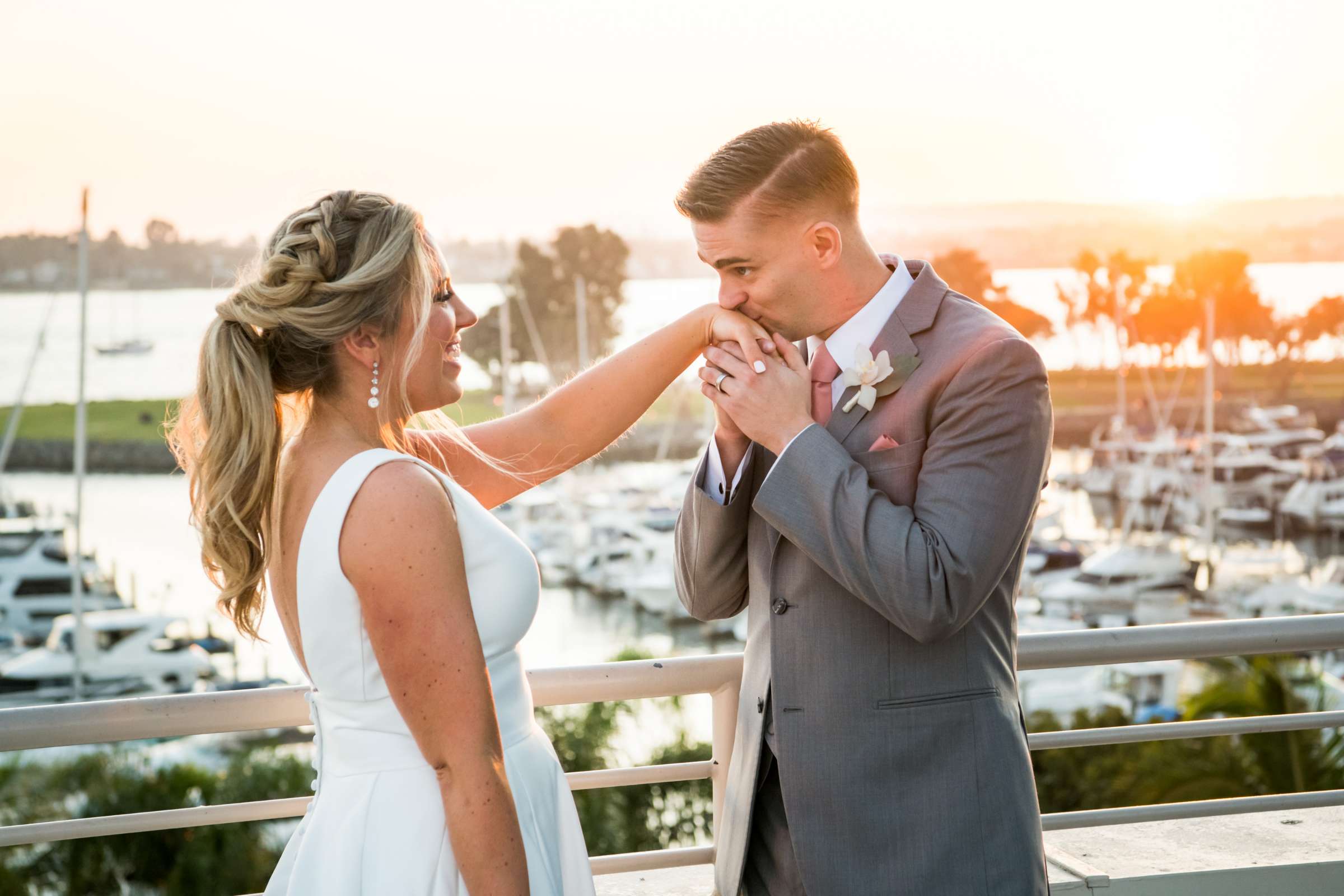 Marriott Marquis San Diego Marina Wedding coordinated by First Comes Love Weddings & Events, Ashlee and John Wedding Photo #20 by True Photography