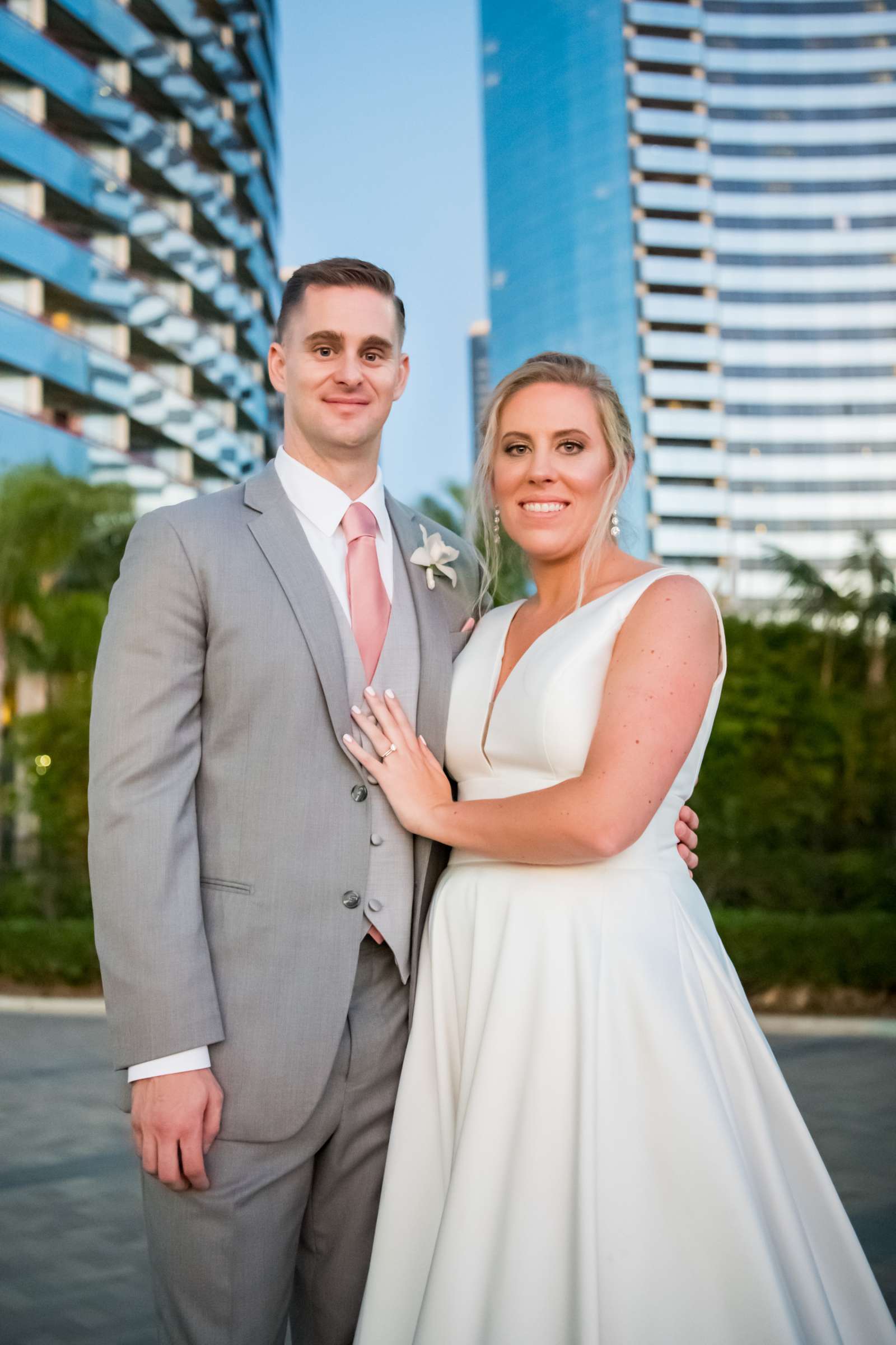 Marriott Marquis San Diego Marina Wedding coordinated by First Comes Love Weddings & Events, Ashlee and John Wedding Photo #25 by True Photography