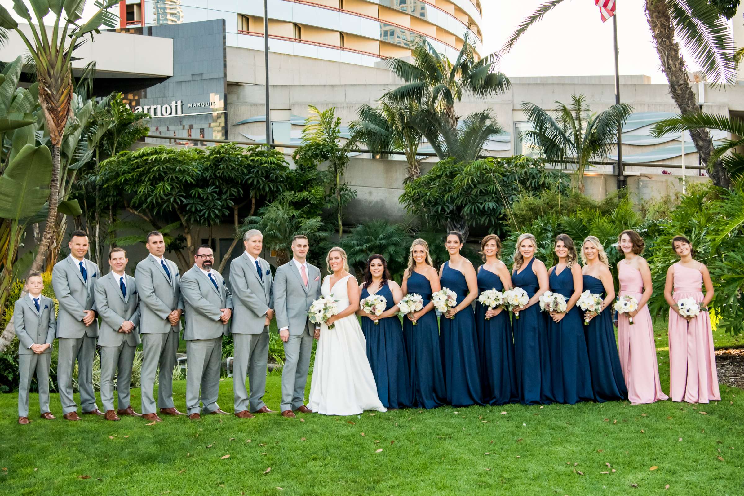 Marriott Marquis San Diego Marina Wedding coordinated by First Comes Love Weddings & Events, Ashlee and John Wedding Photo #60 by True Photography