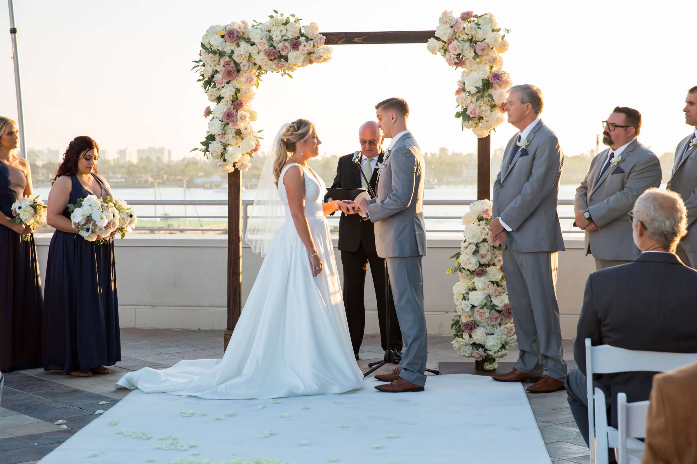 Marriott Marquis San Diego Marina Wedding coordinated by First Comes Love Weddings & Events, Ashlee and John Wedding Photo #85 by True Photography