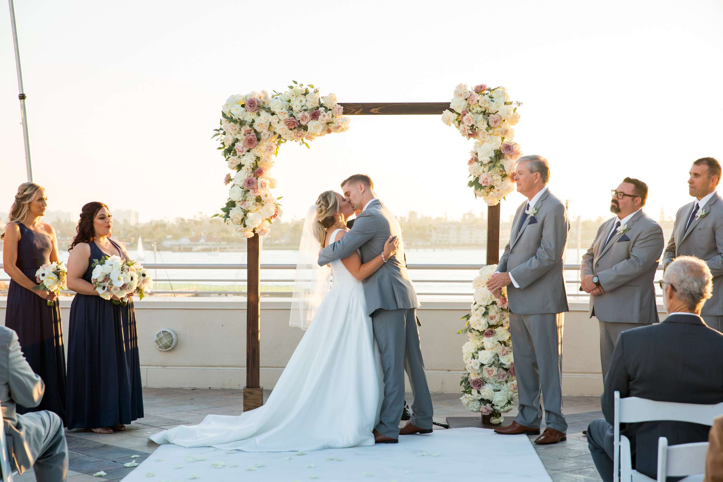 Marriott Marquis San Diego Marina Wedding coordinated by First Comes Love Weddings & Events, Ashlee and John Wedding Photo #87 by True Photography