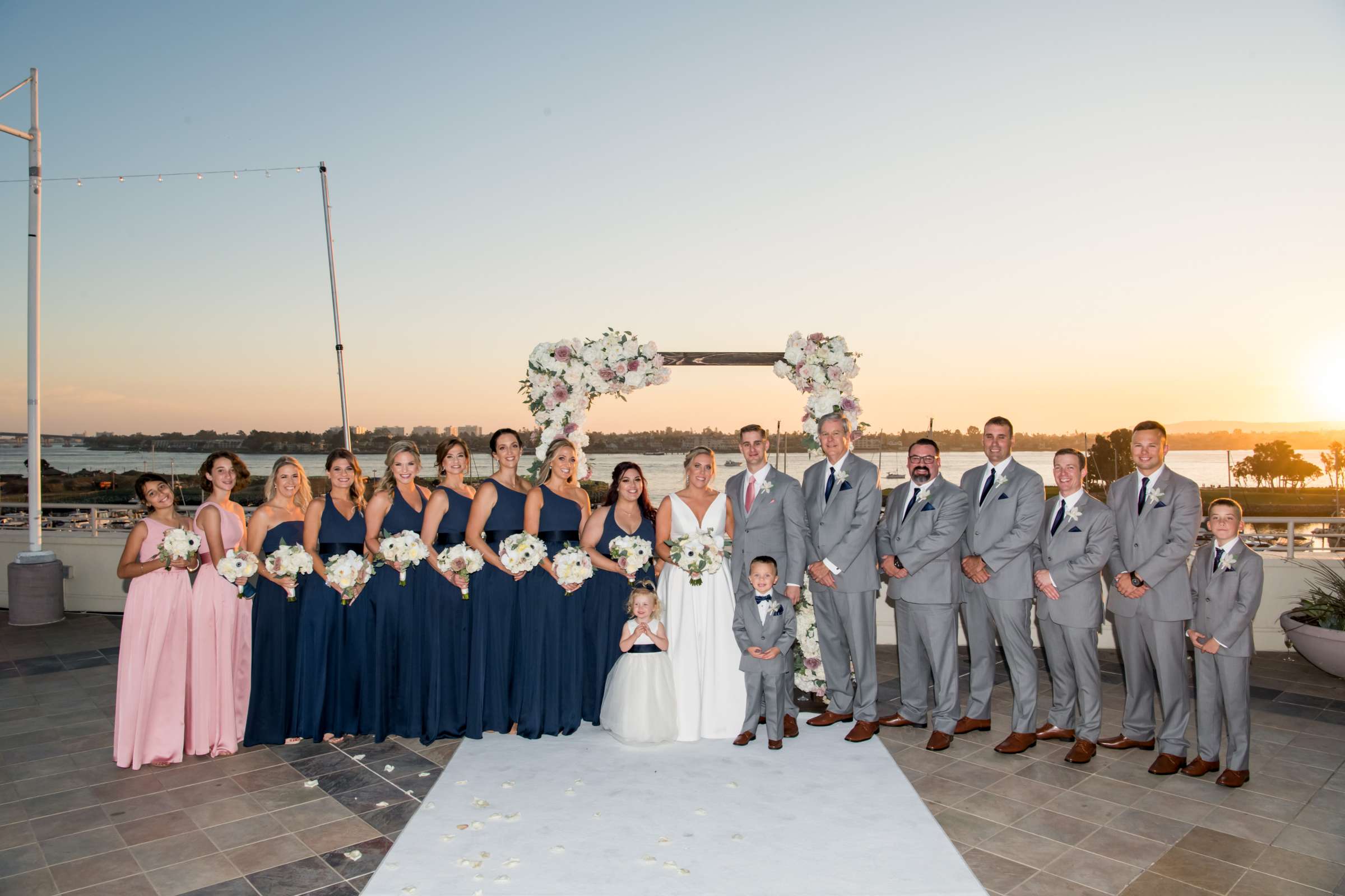 Marriott Marquis San Diego Marina Wedding coordinated by First Comes Love Weddings & Events, Ashlee and John Wedding Photo #90 by True Photography