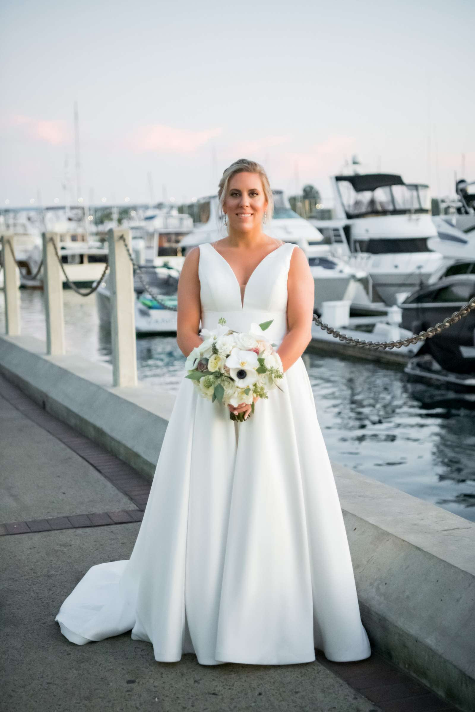 Marriott Marquis San Diego Marina Wedding coordinated by First Comes Love Weddings & Events, Ashlee and John Wedding Photo #97 by True Photography