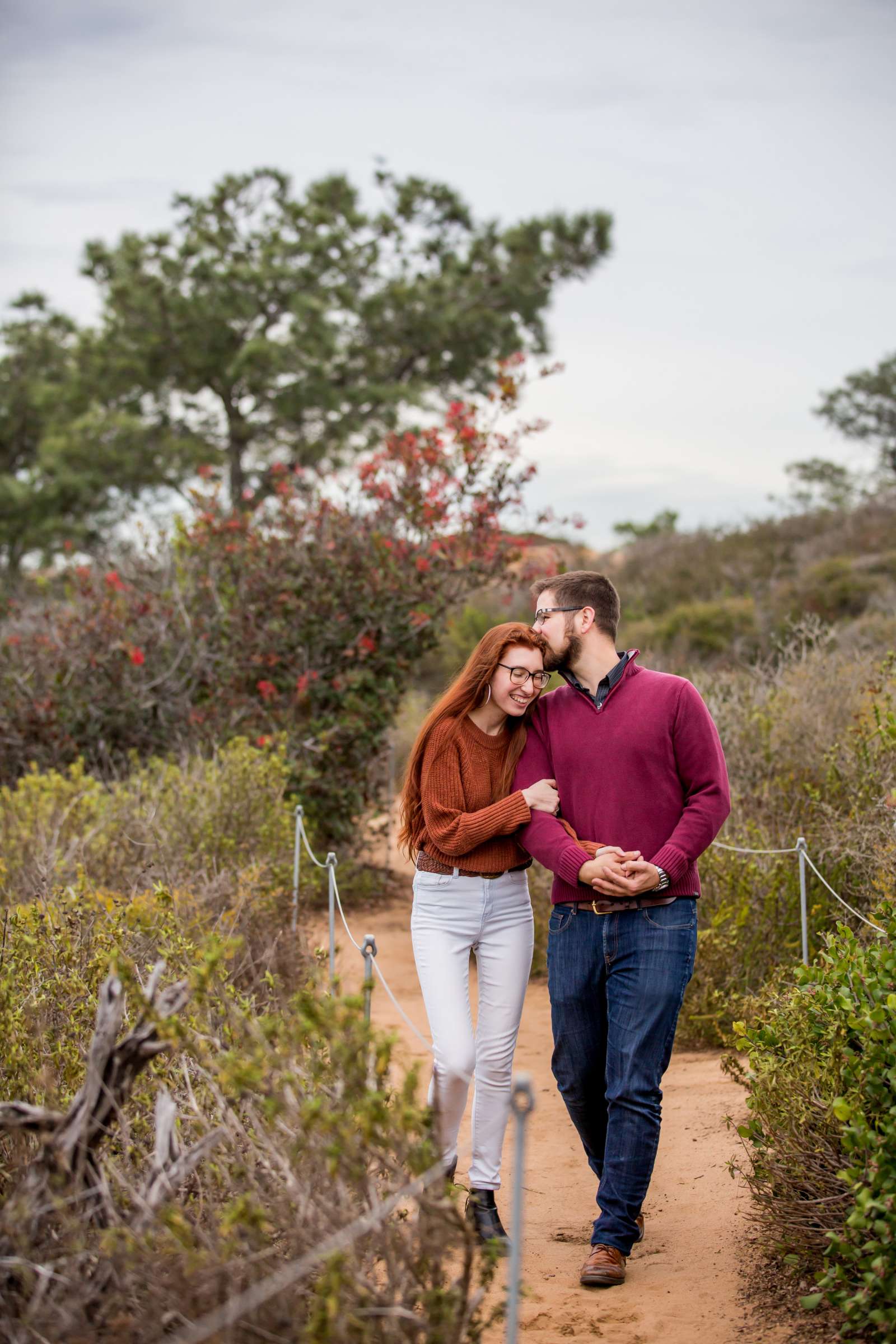 Torrey Pines State Natural Reserve Engagement, Megan and James Engagement Photo #7 by True Photography