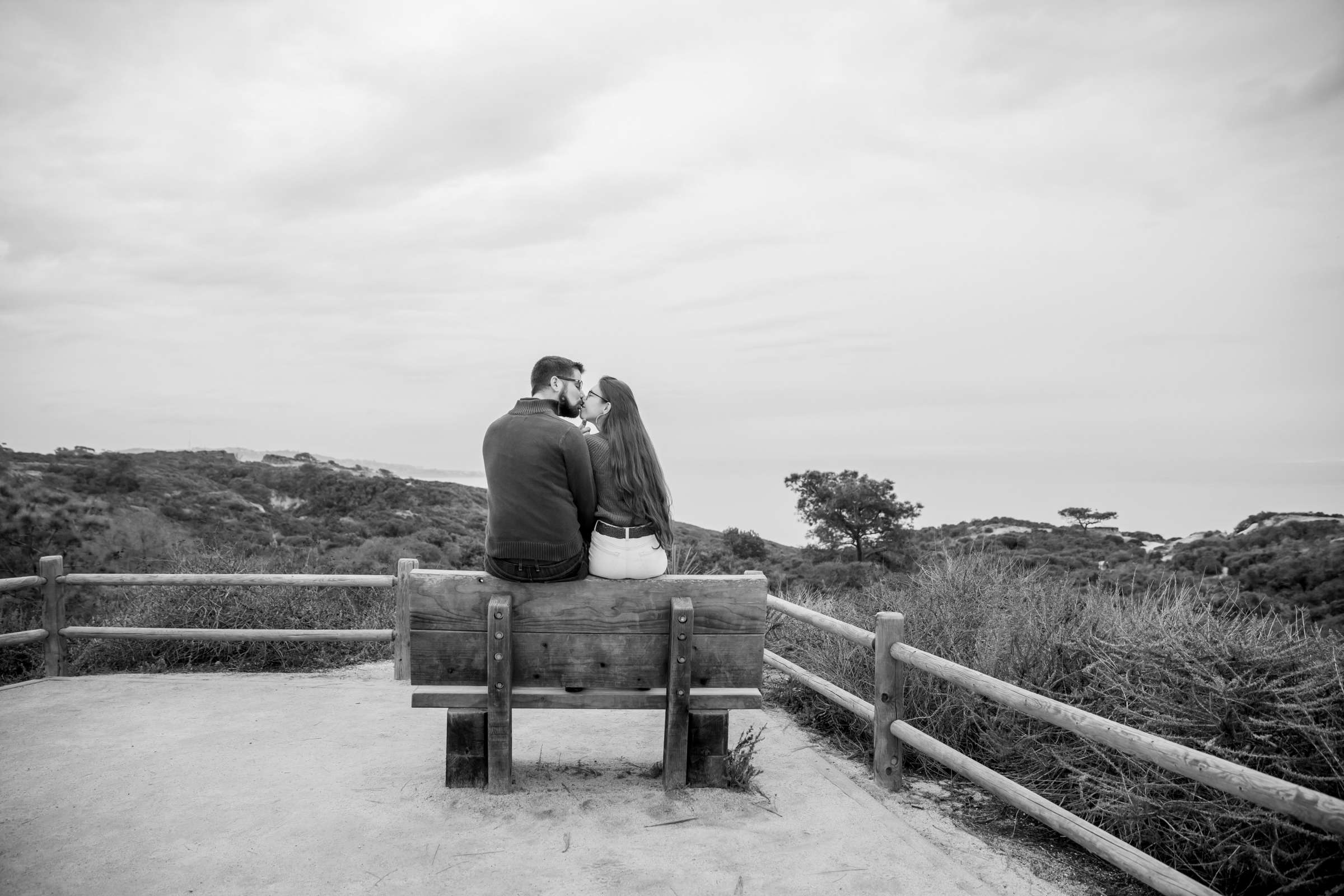 Torrey Pines State Natural Reserve Engagement, Megan and James Engagement Photo #24 by True Photography