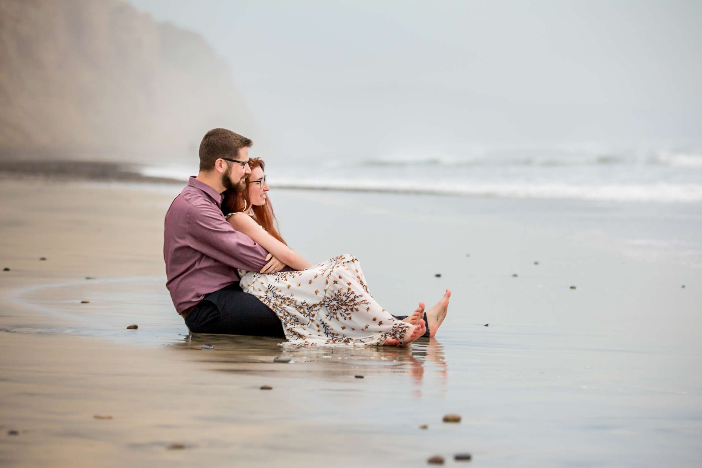 Torrey Pines State Natural Reserve Engagement, Megan and James Engagement Photo #32 by True Photography