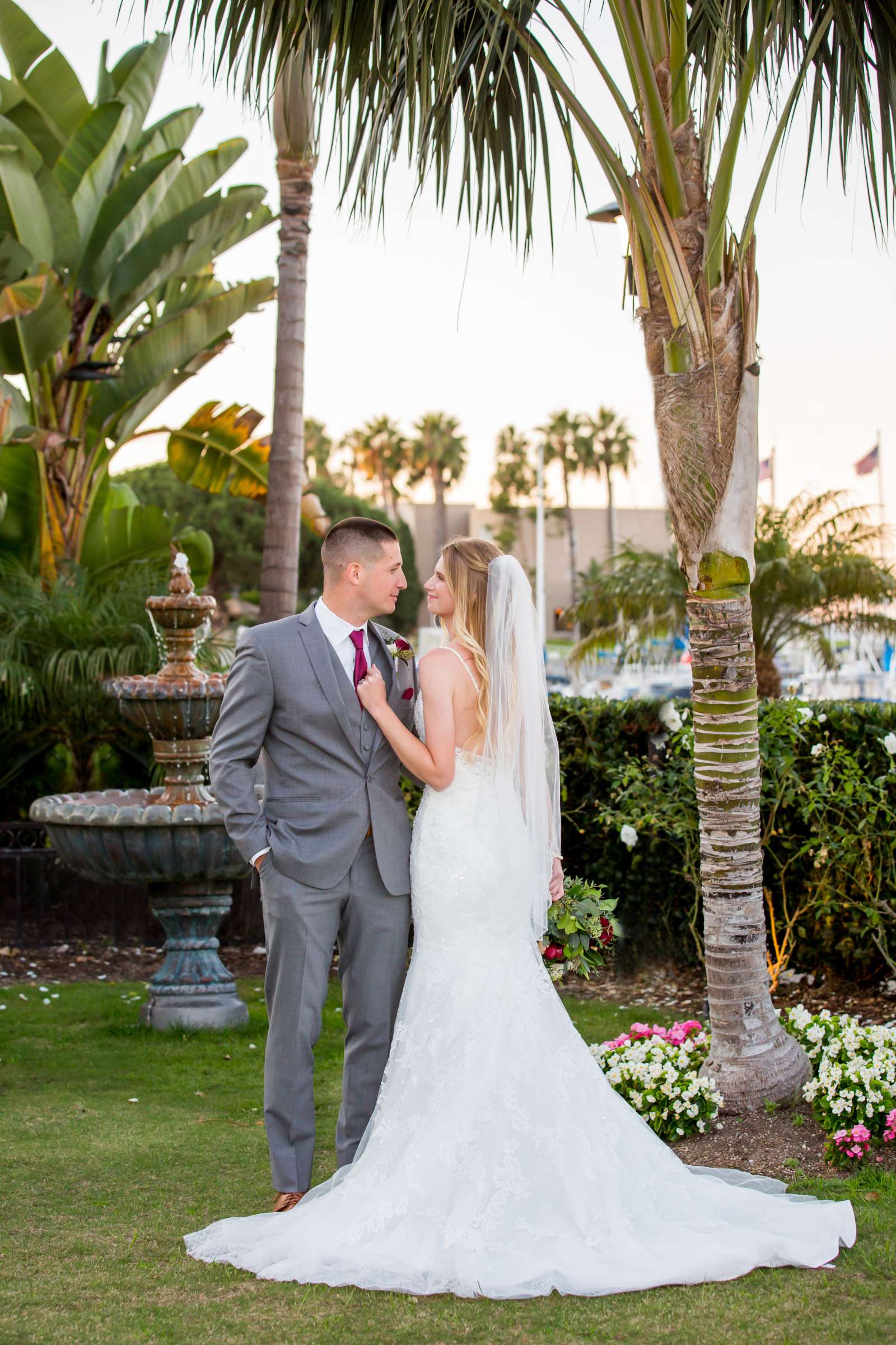 The Dana on Mission Bay Wedding coordinated by Gaslamp Floral, Emma and Jake Wedding Photo #10 by True Photography
