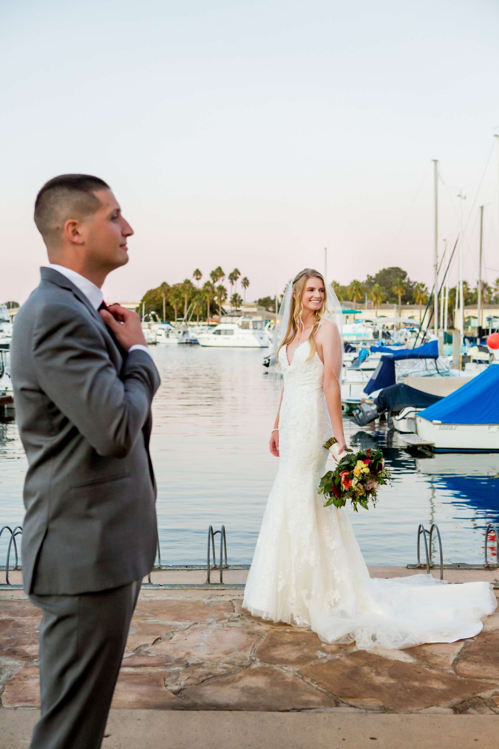 The Dana on Mission Bay Wedding coordinated by Gaslamp Floral, Emma and Jake Wedding Photo #16 by True Photography