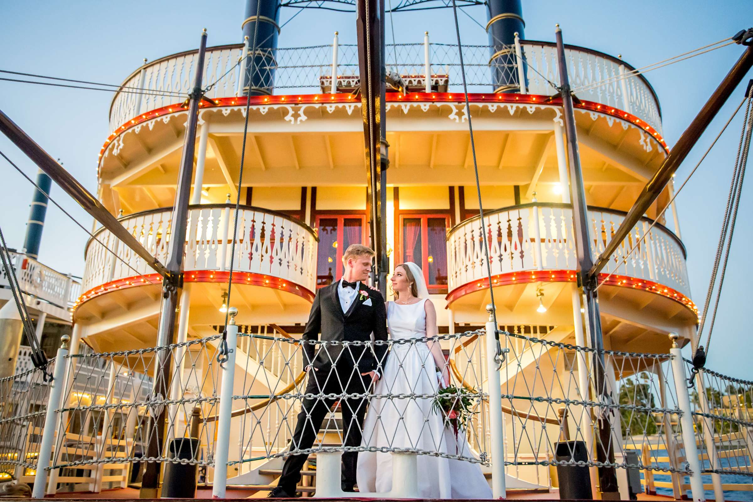 Boat Wedding at Bahia Hotel Wedding coordinated by Breezy Day Weddings, Kaitlyn and Cody Wedding Photo #1 by True Photography