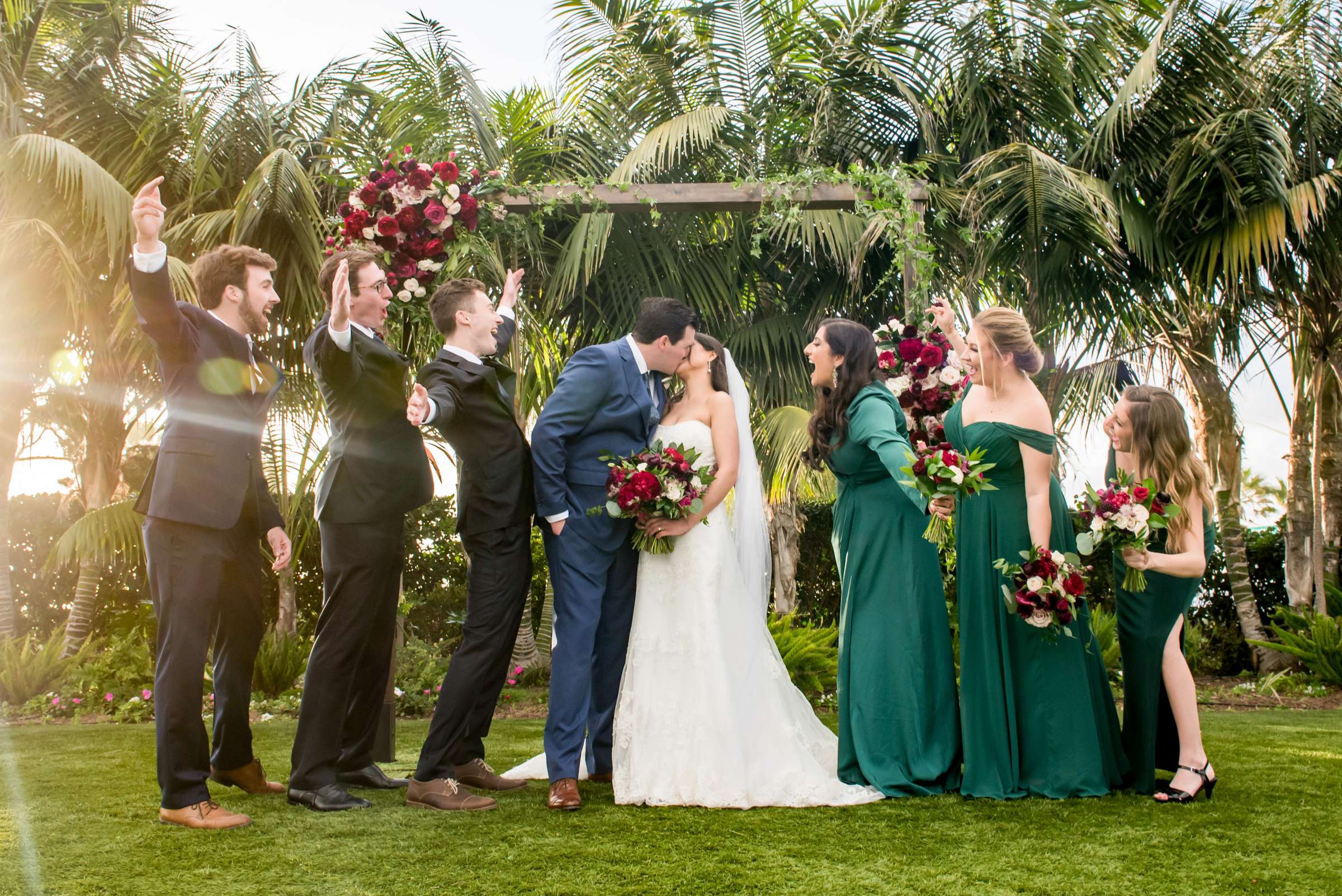 Cape Rey Carlsbad, A Hilton Resort Wedding coordinated by Holly Kalkin Weddings, Jasmine and Kyle Wedding Photo #17 by True Photography
