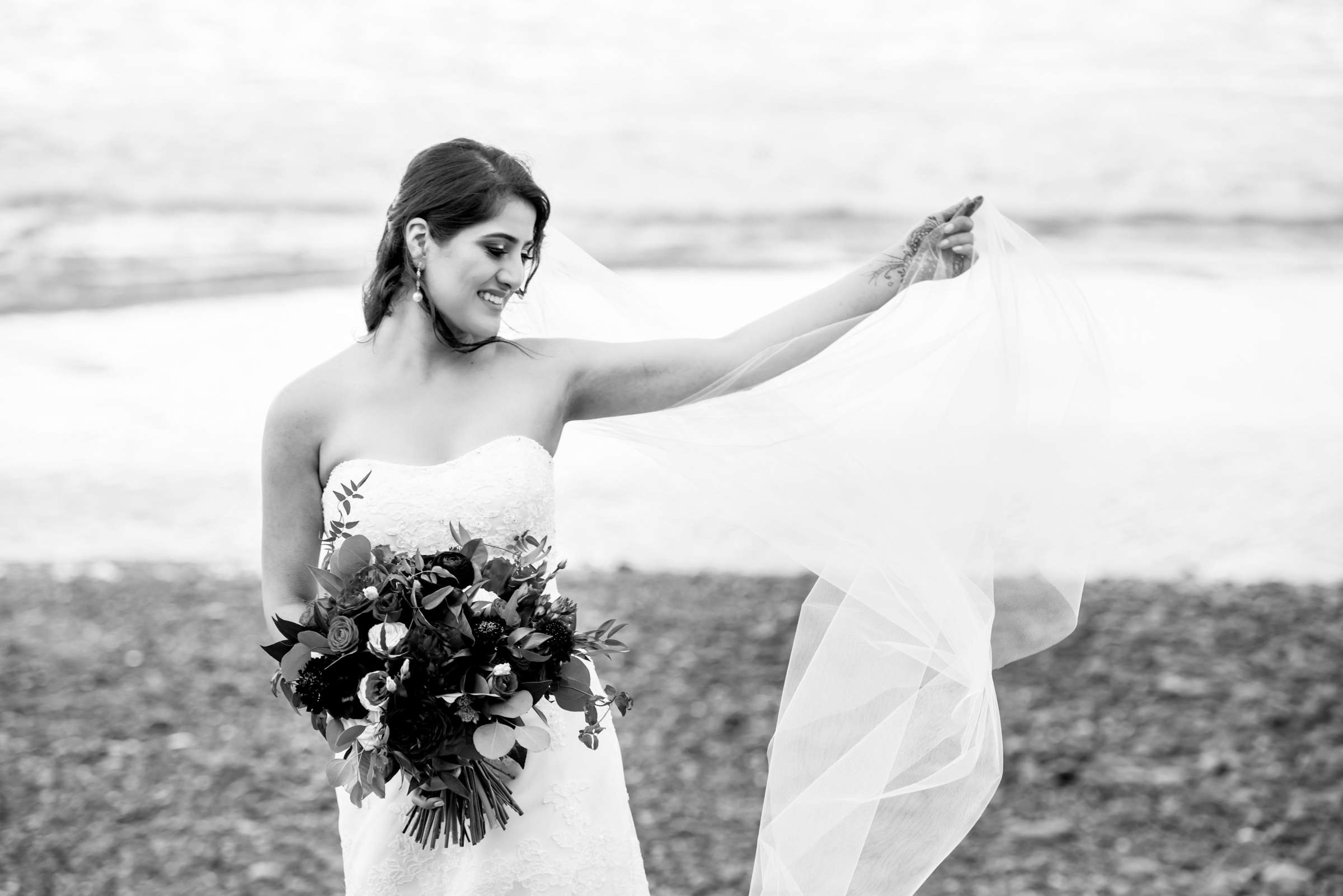 Cape Rey Carlsbad, A Hilton Resort Wedding coordinated by Holly Kalkin Weddings, Jasmine and Kyle Wedding Photo #34 by True Photography
