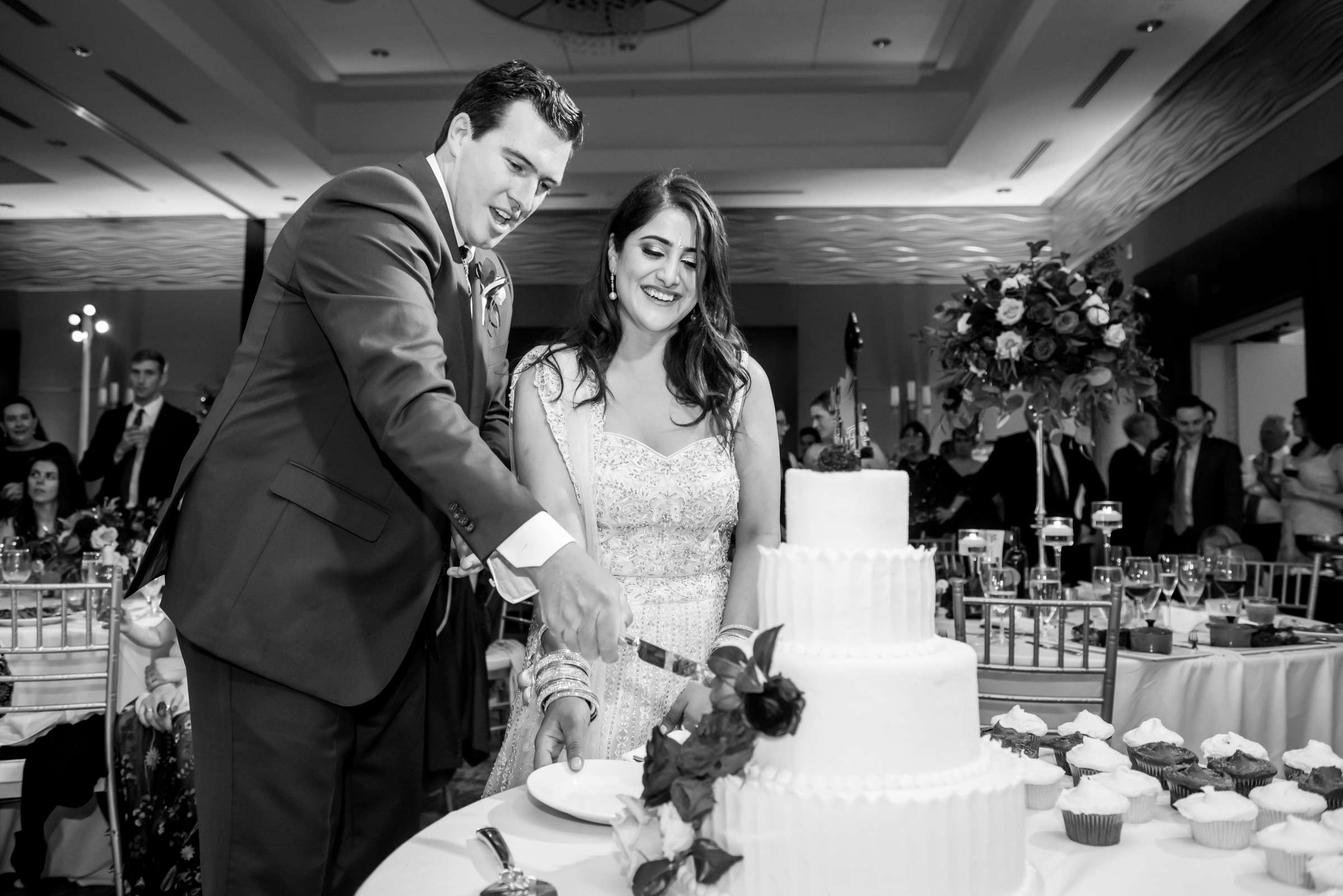 Cape Rey Carlsbad, A Hilton Resort Wedding coordinated by Holly Kalkin Weddings, Jasmine and Kyle Wedding Photo #155 by True Photography