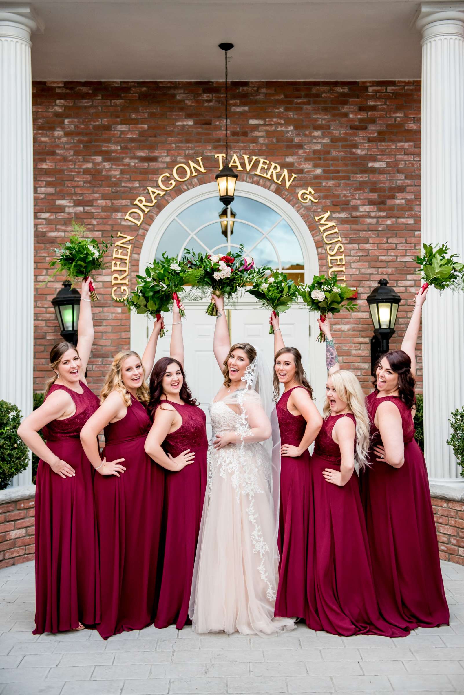 Green Dragon Tavern and Museum Wedding coordinated by Events Inspired SD, Glory and Gino Wedding Photo #597149 by True Photography