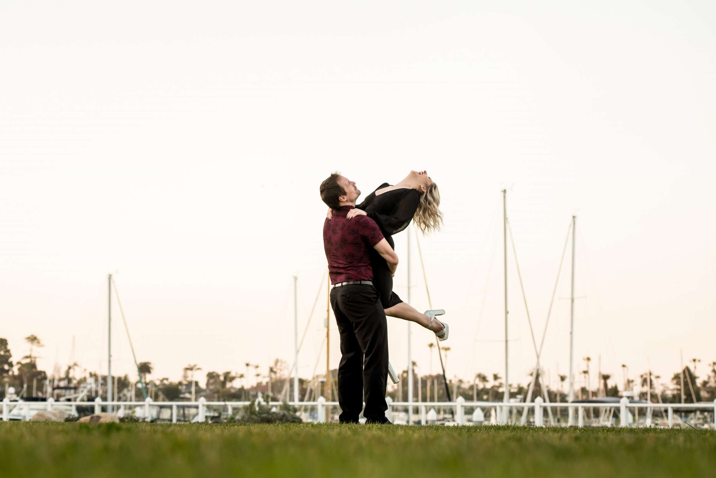 Coronado Community Center Engagement, Kylie and Tim Engagement Photo #15 by True Photography