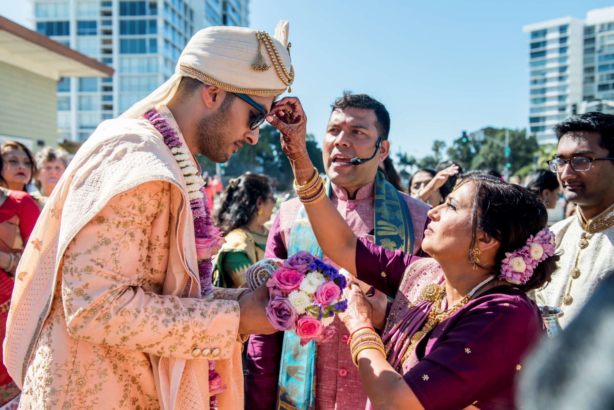 Coronado Community Center Wedding coordinated by The Best Wedding For You, Krishna and Nathan Wedding Photo #90 by True Photography