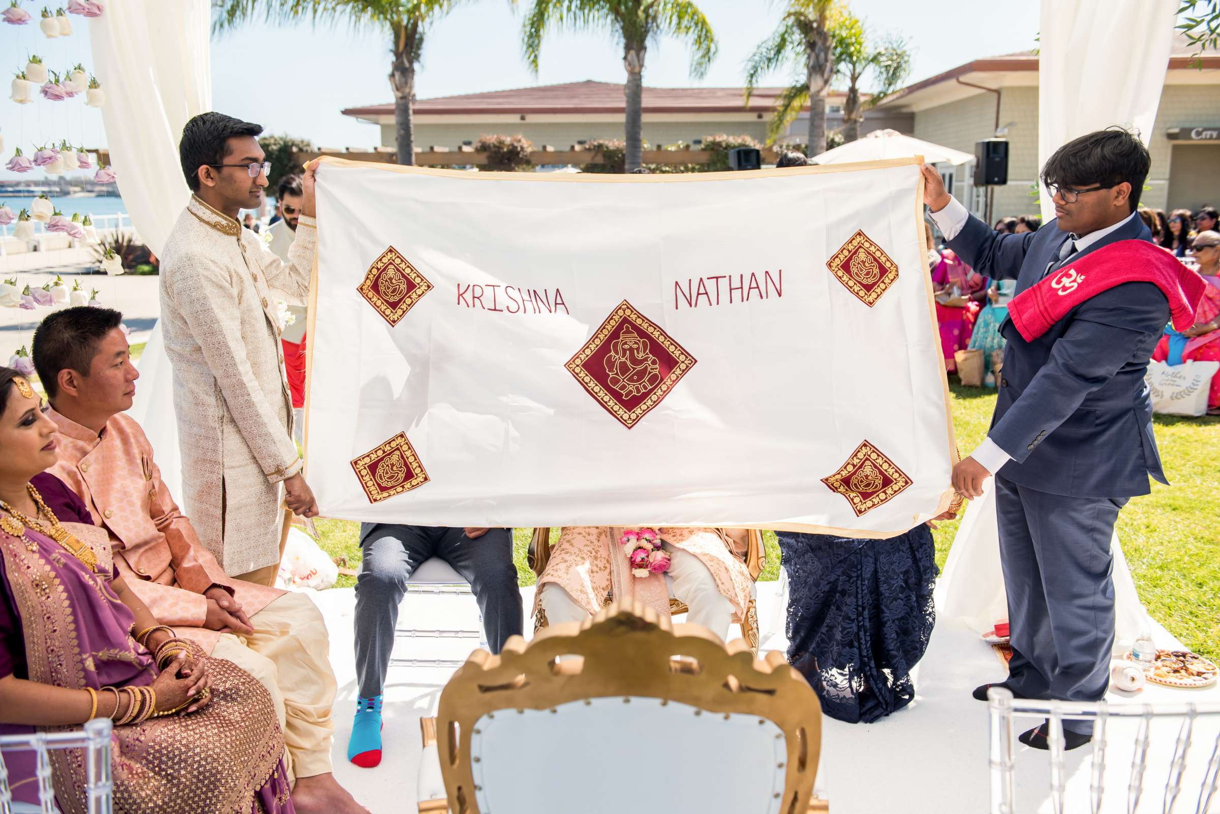 Coronado Community Center Wedding coordinated by The Best Wedding For You, Krishna and Nathan Wedding Photo #108 by True Photography