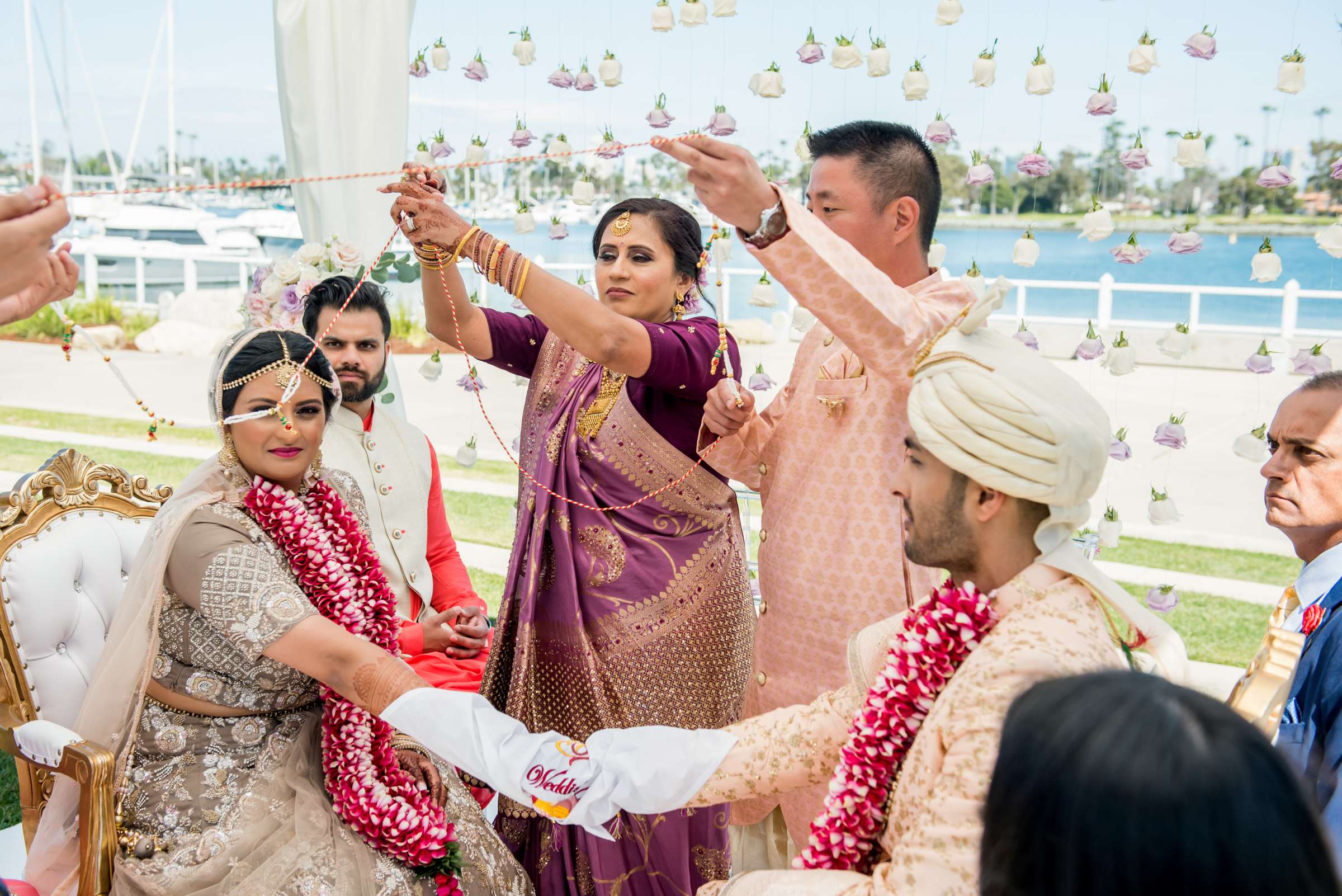 Coronado Community Center Wedding coordinated by The Best Wedding For You, Krishna and Nathan Wedding Photo #129 by True Photography