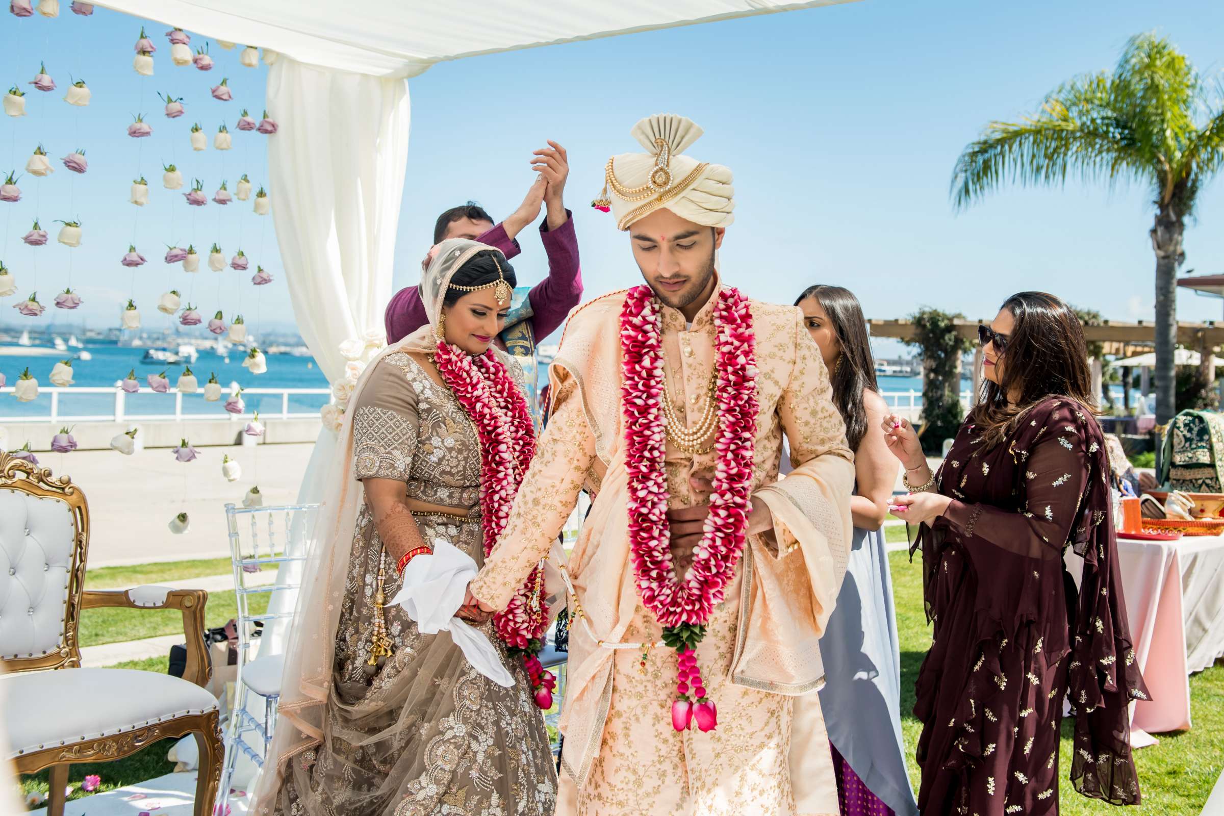 Coronado Community Center Wedding coordinated by The Best Wedding For You, Krishna and Nathan Wedding Photo #139 by True Photography