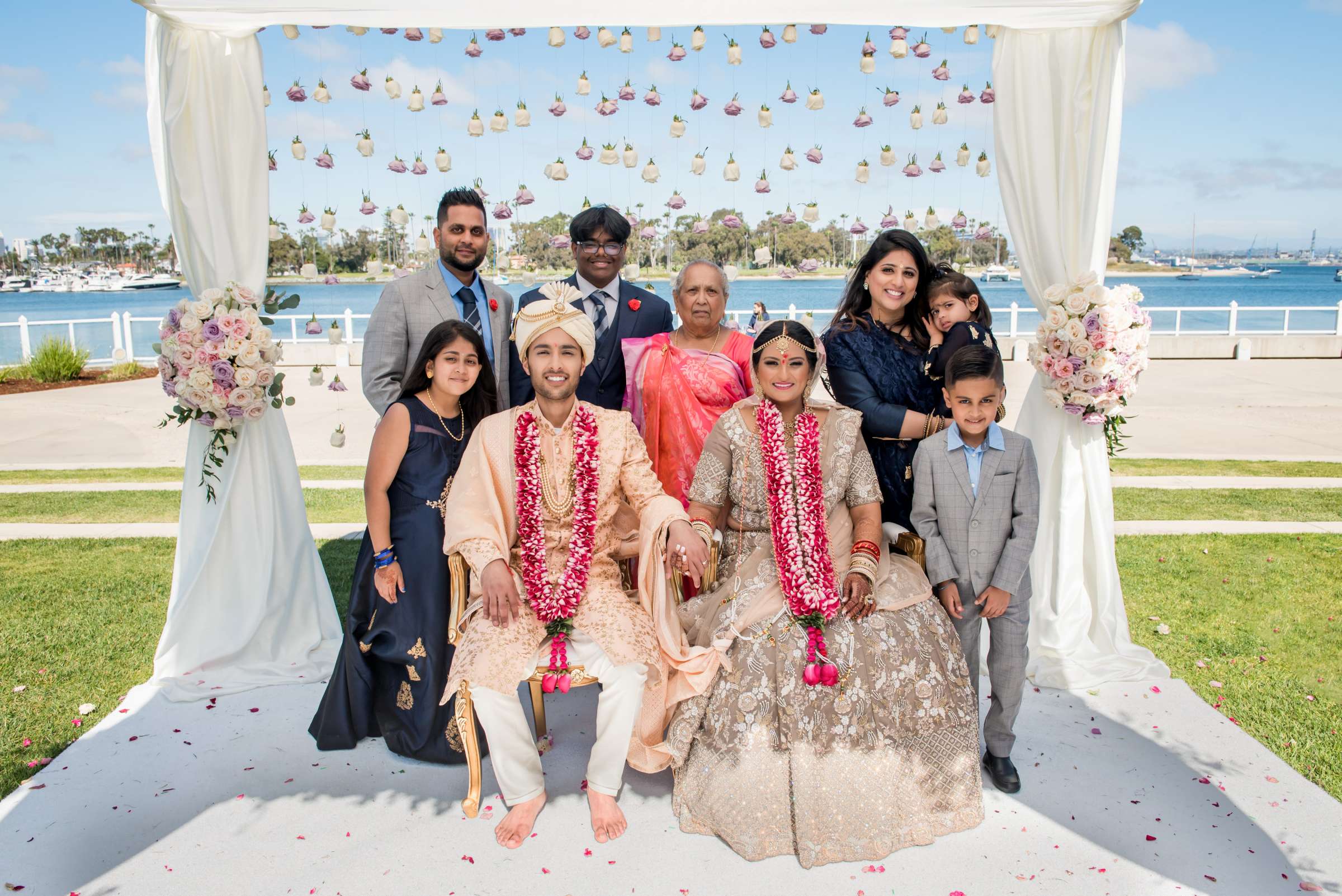 Coronado Community Center Wedding coordinated by The Best Wedding For You, Krishna and Nathan Wedding Photo #163 by True Photography