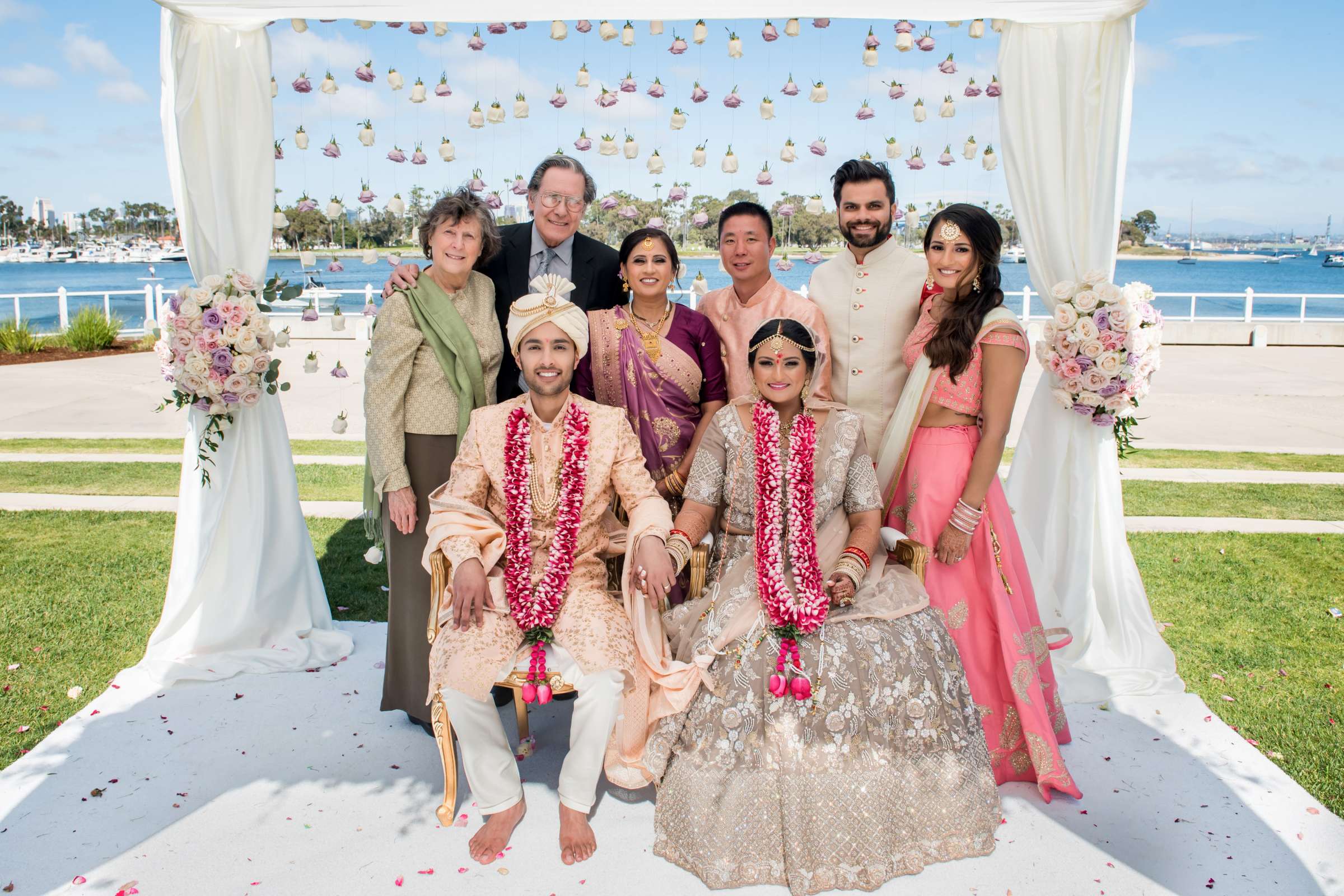 Coronado Community Center Wedding coordinated by The Best Wedding For You, Krishna and Nathan Wedding Photo #167 by True Photography
