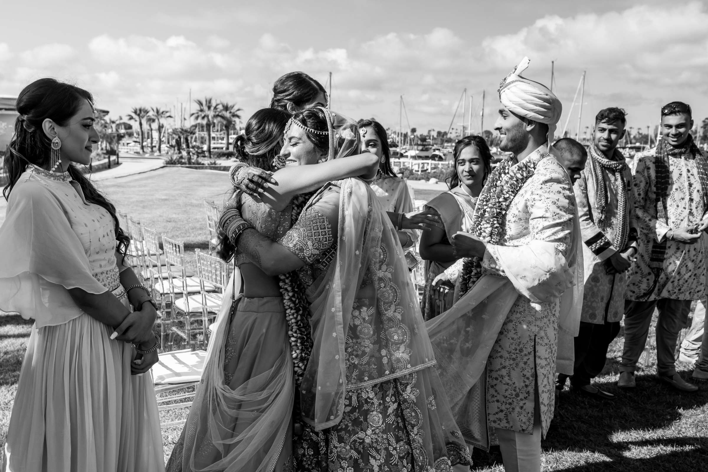 Coronado Community Center Wedding coordinated by The Best Wedding For You, Krishna and Nathan Wedding Photo #180 by True Photography