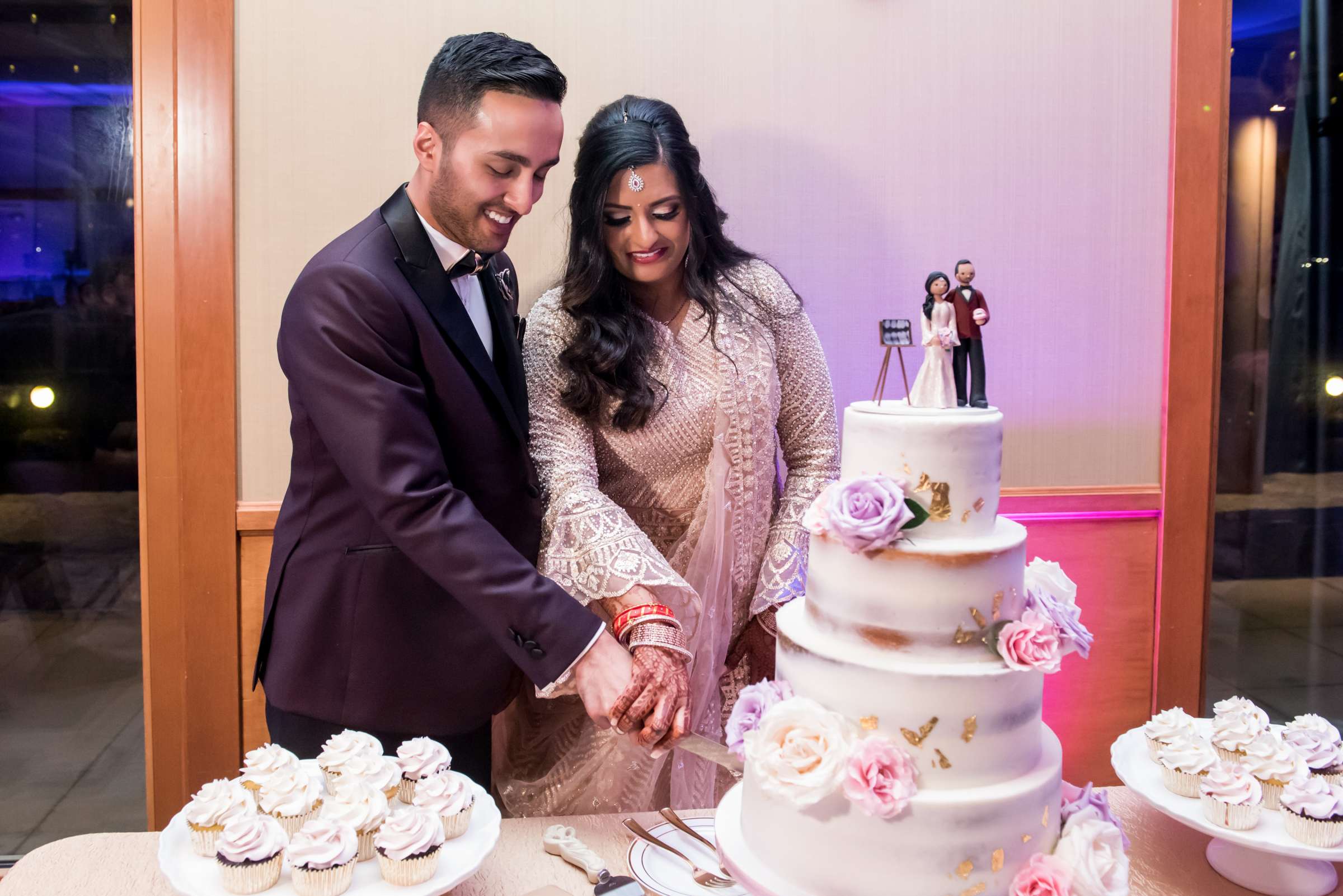 Coronado Community Center Wedding coordinated by The Best Wedding For You, Krishna and Nathan Wedding Photo #207 by True Photography