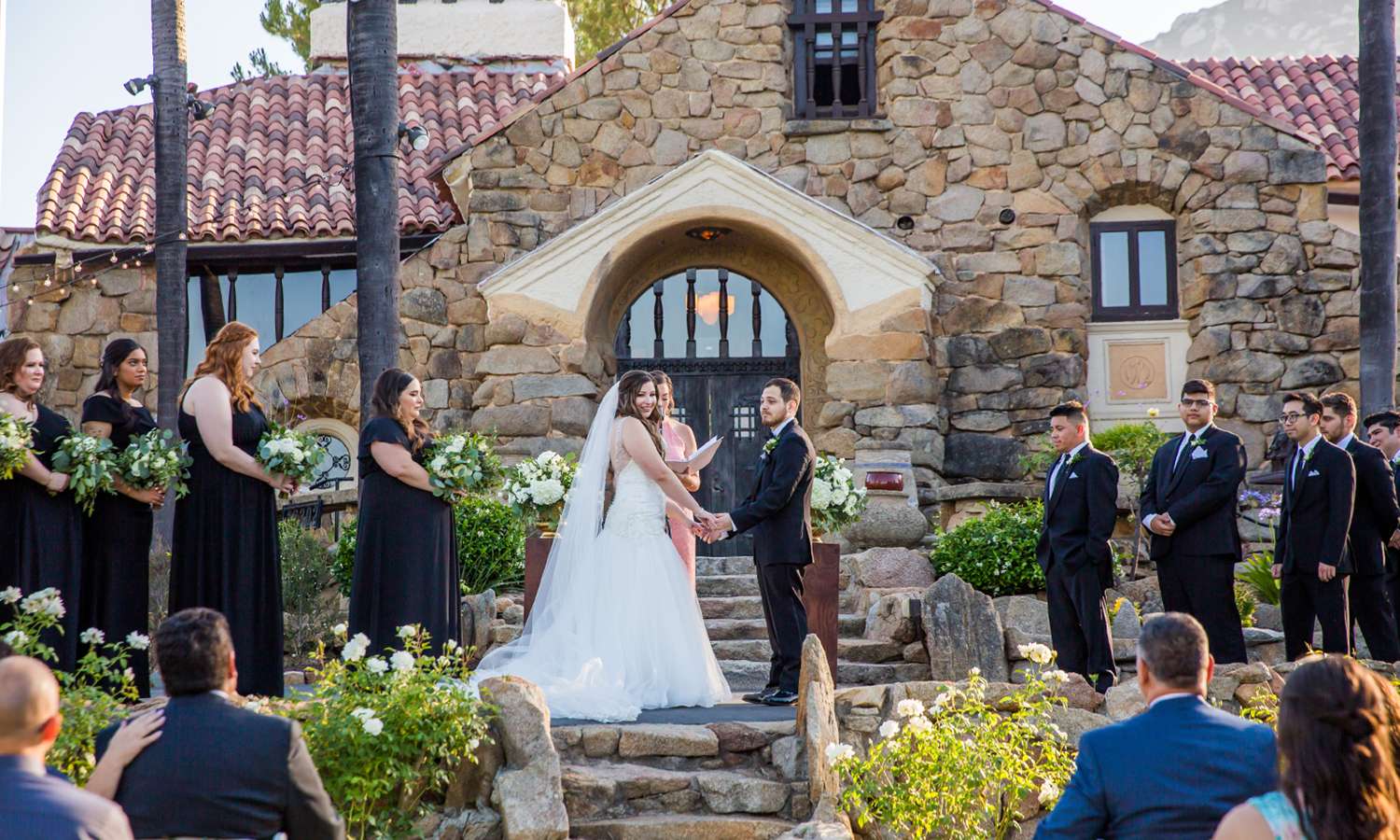 Mt Woodson Castle Wedding, Juliana and Brian Wedding Photo #69 by True Photography
