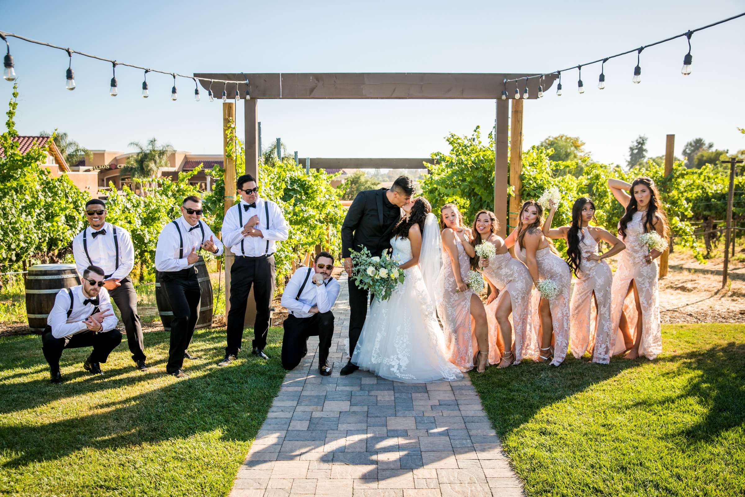 Wilson Creek Winery Wedding coordinated by Grace and Gold Events, Kaylina and Kylie Wedding Photo #15 by True Photography