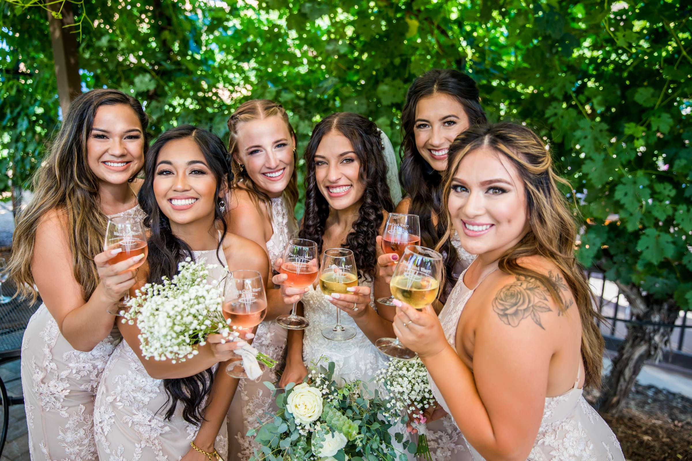 Wilson Creek Winery Wedding coordinated by Grace and Gold Events, Kaylina and Kylie Wedding Photo #114 by True Photography