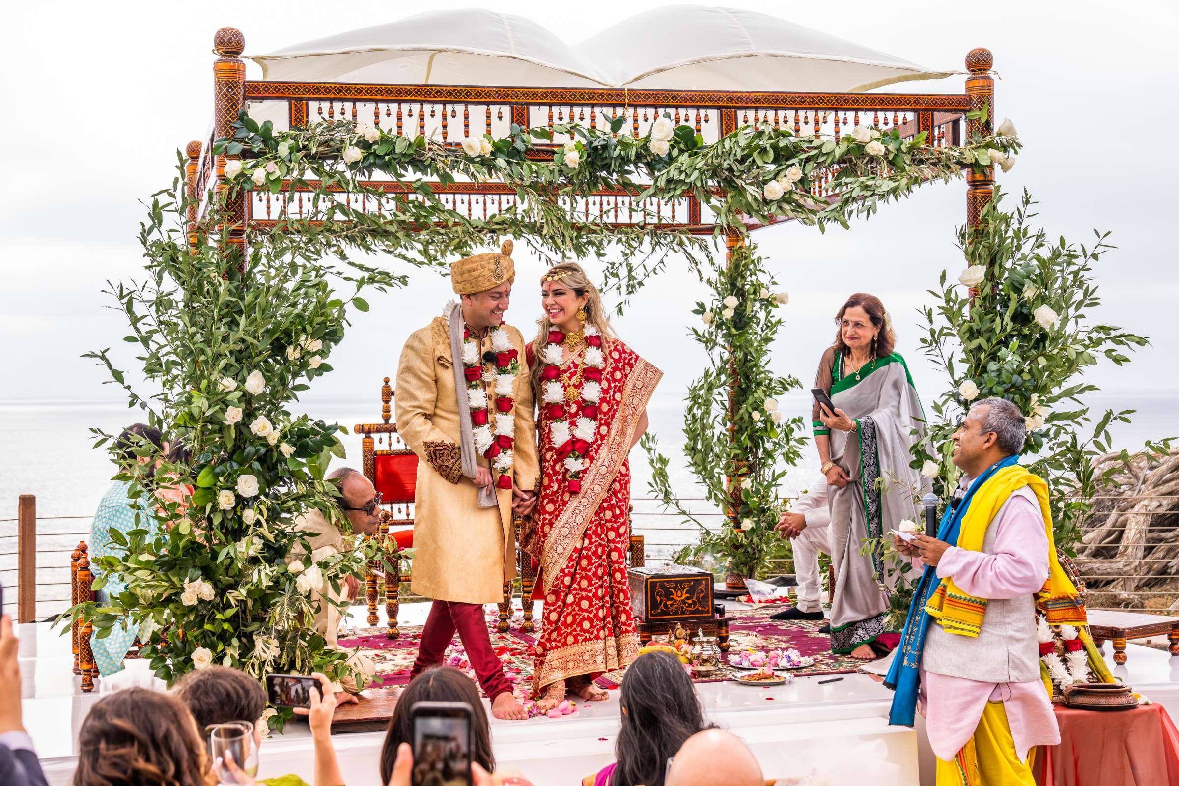 Alila Marea Beach Resort Encinitas Wedding coordinated by First Comes Love Weddings & Events, Razan and Ritesh Wedding Photo #22 by True Photography