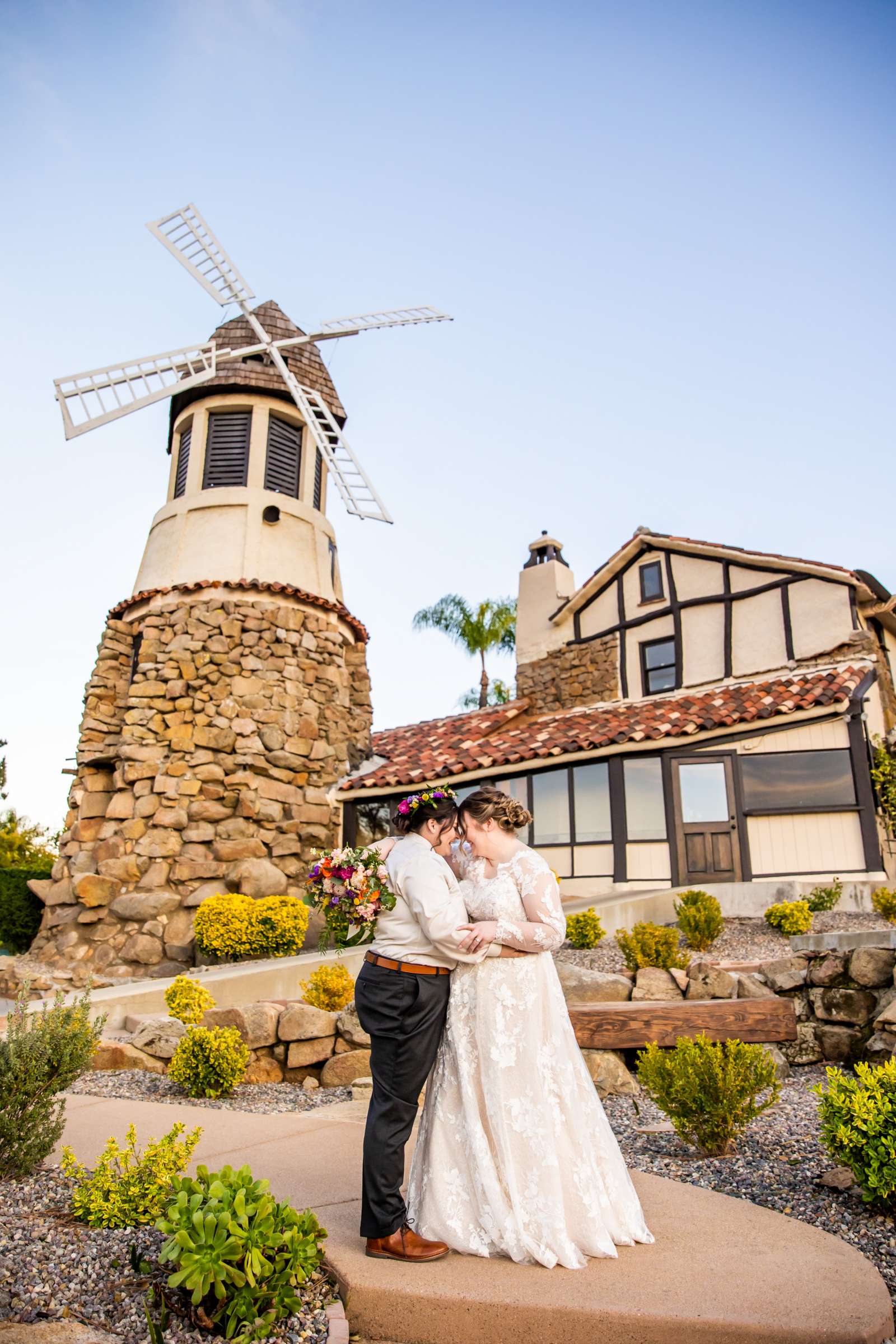 Mt Woodson Castle Wedding coordinated by Personal Touch Dining, Courtney and Aly Wedding Photo #1 by True Photography