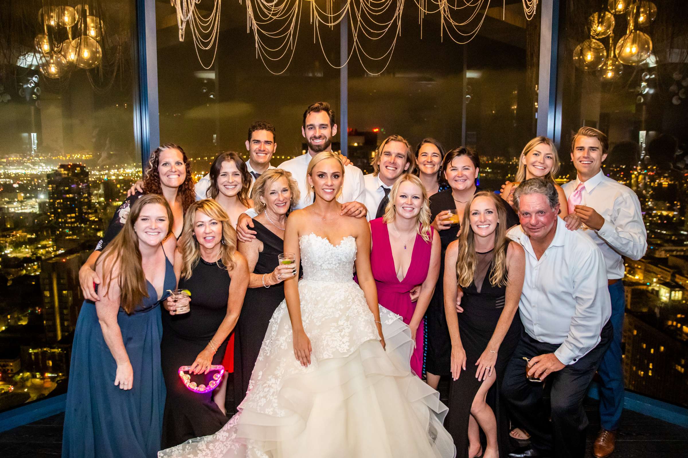 The University Club Atop Symphony Towers Wedding coordinated by Paper Jewels Events, Katelin and Rj Wedding Photo #24 by True Photography
