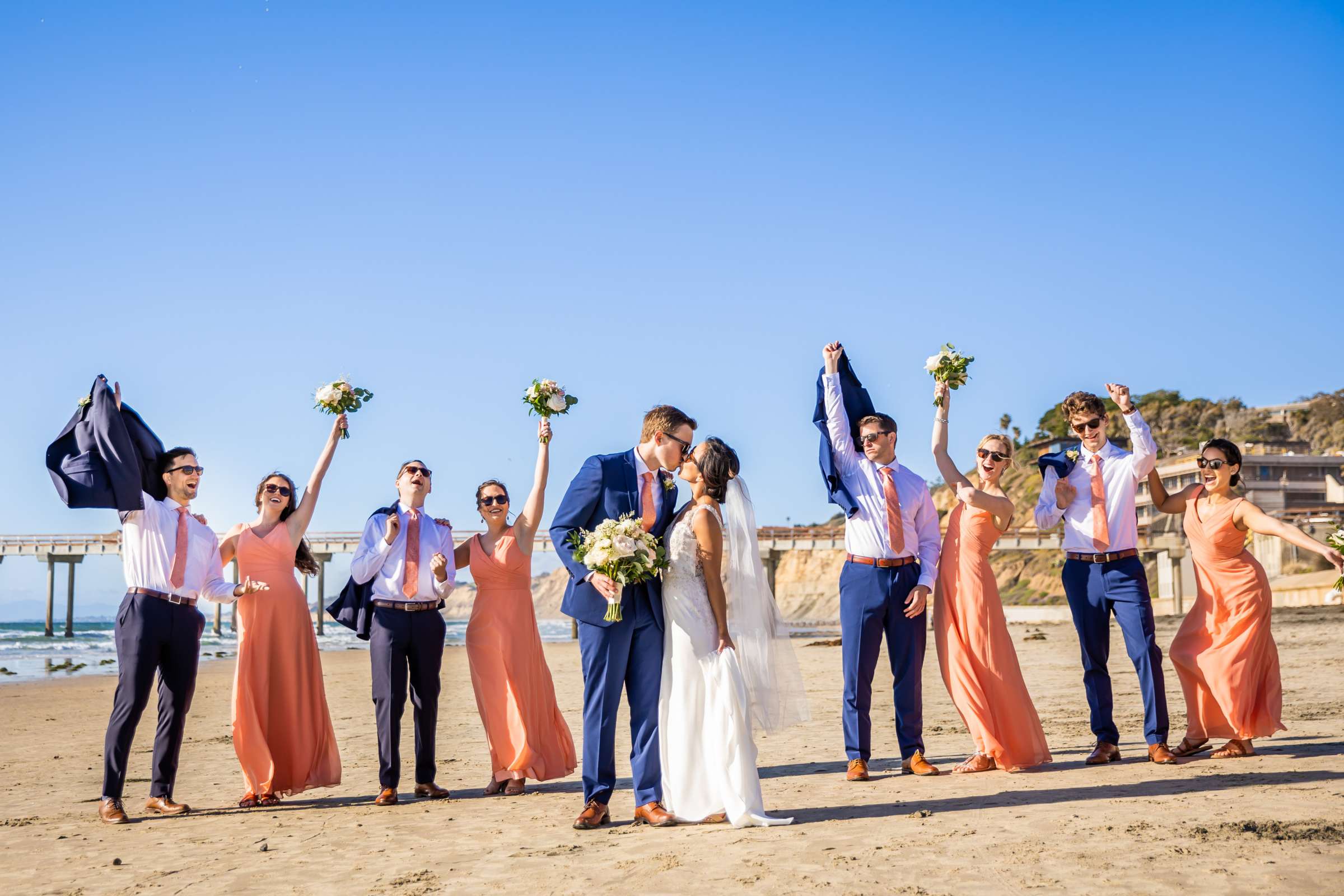 Scripps Seaside Forum Wedding coordinated by The Best Wedding For You, Brandi and Gregory Wedding Photo #134 by True Photography
